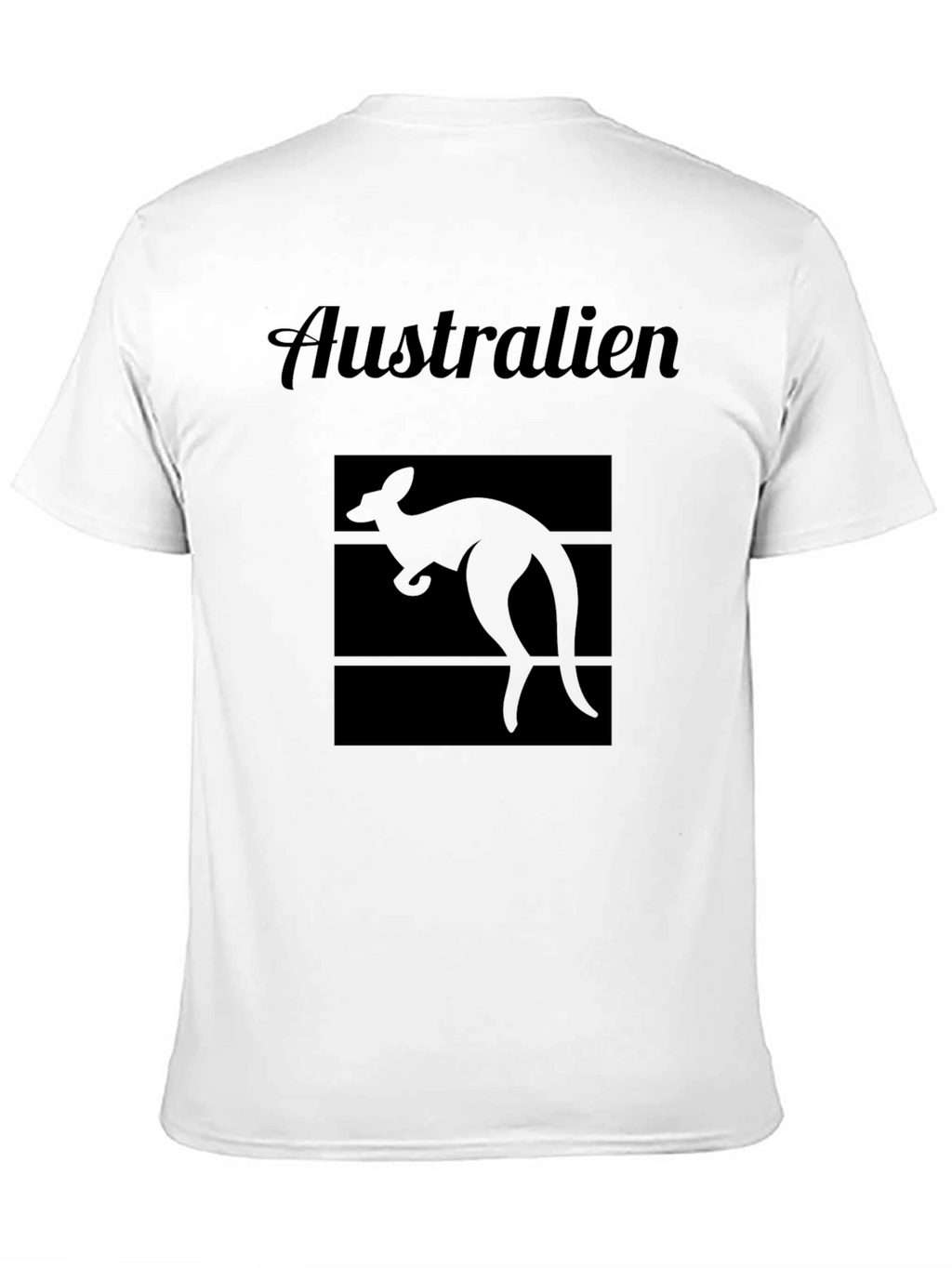 Australia Kangaroo Graphic Tee - Black