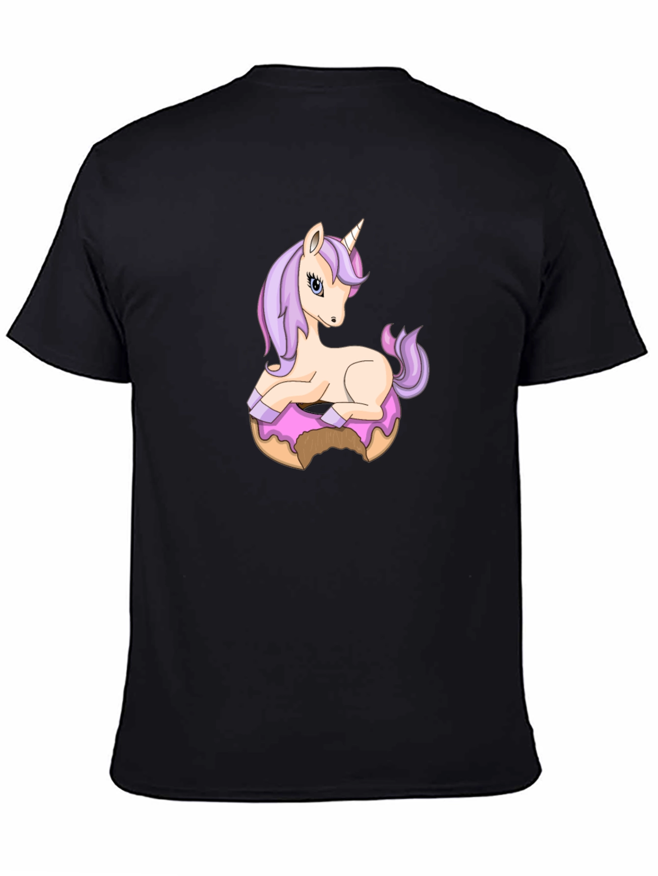 Unicorn Donut T-Shirt - Whimsical Graphic Tee