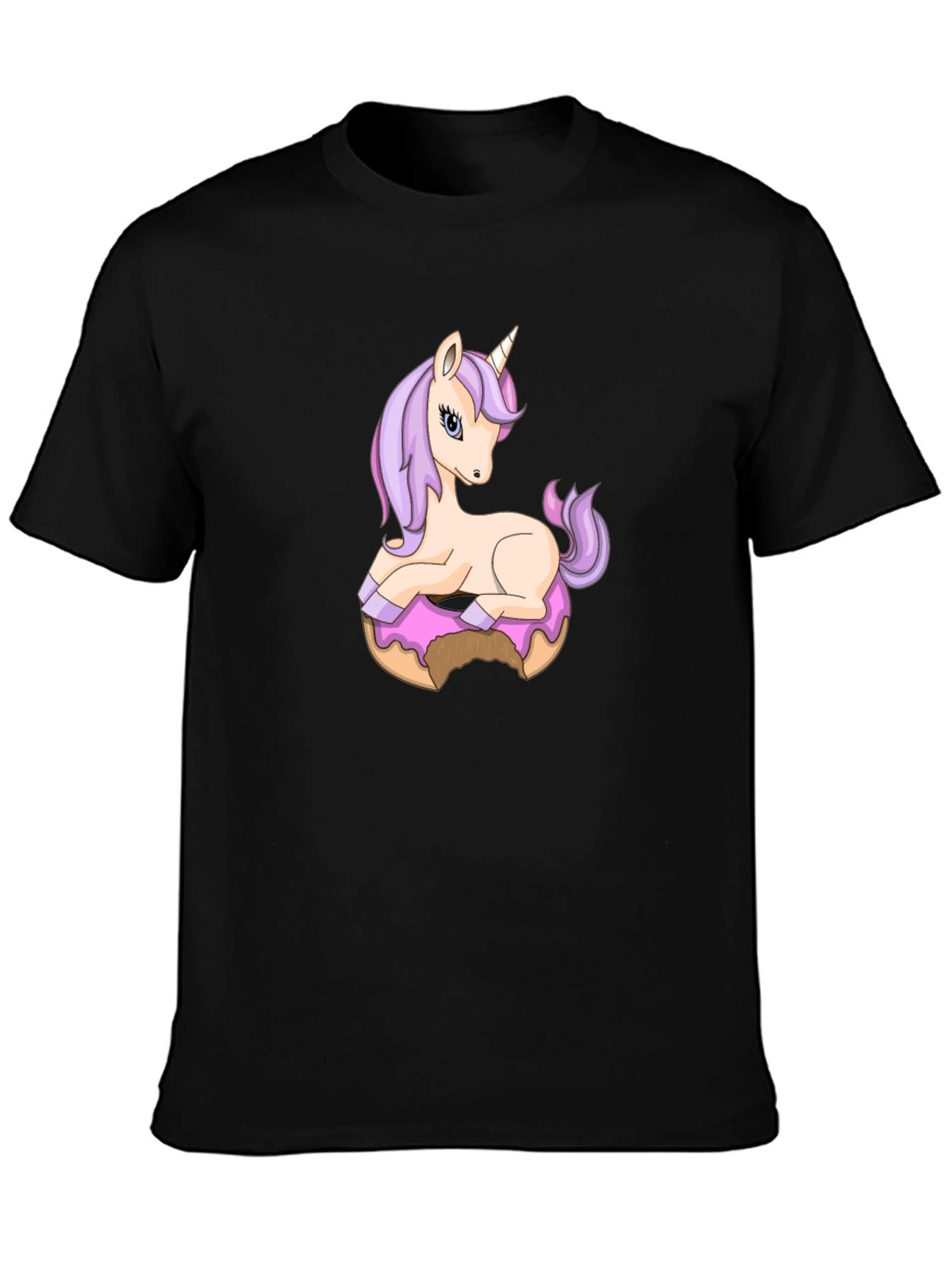 Unicorn Donut T-Shirt - Whimsical Graphic Tee