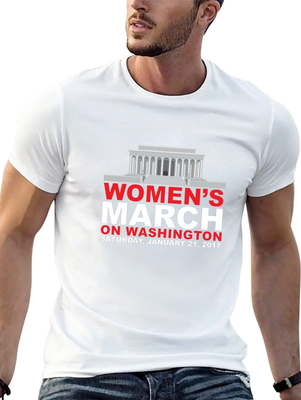 Womens March on Washington Black T-Shirt