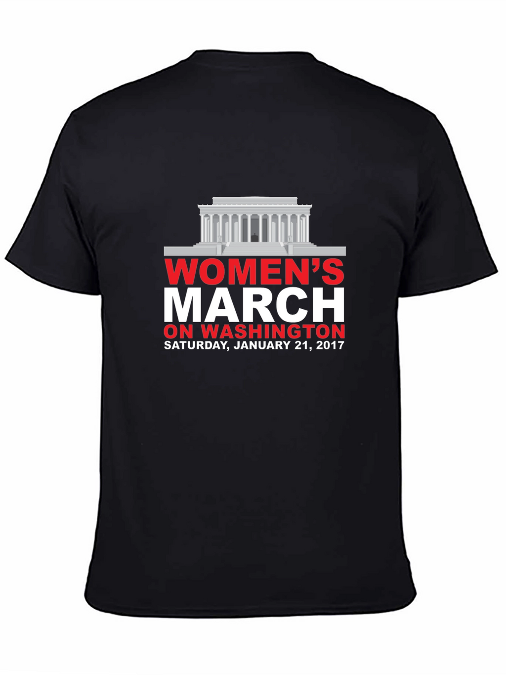 Womens March on Washington Black T-Shirt