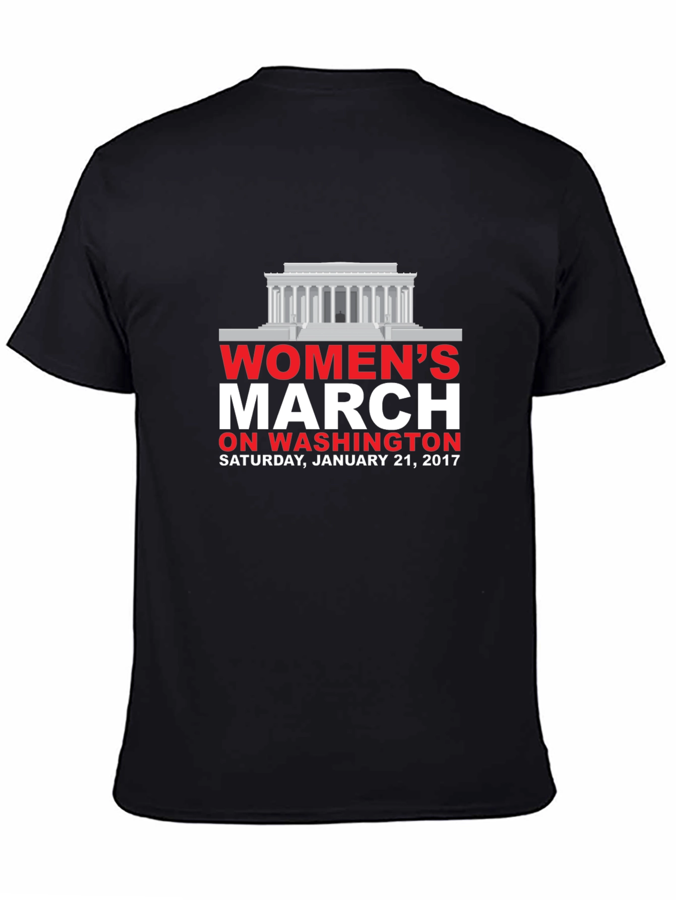 Womens March on Washington Black T-Shirt
