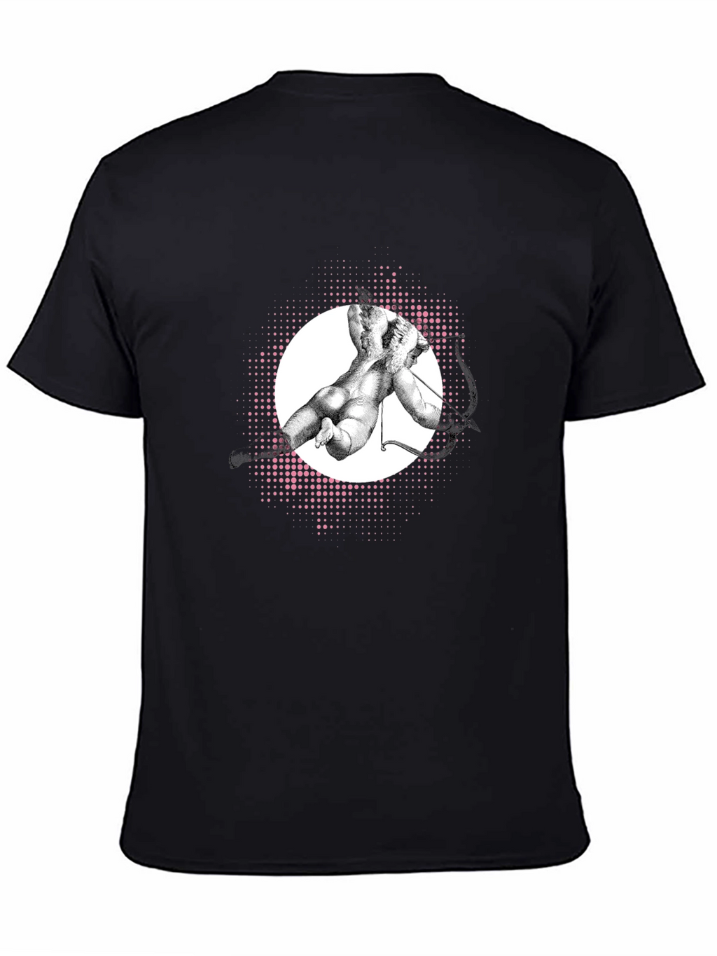 Modern Art Graphic Tee - Black Cotton T-Shirt