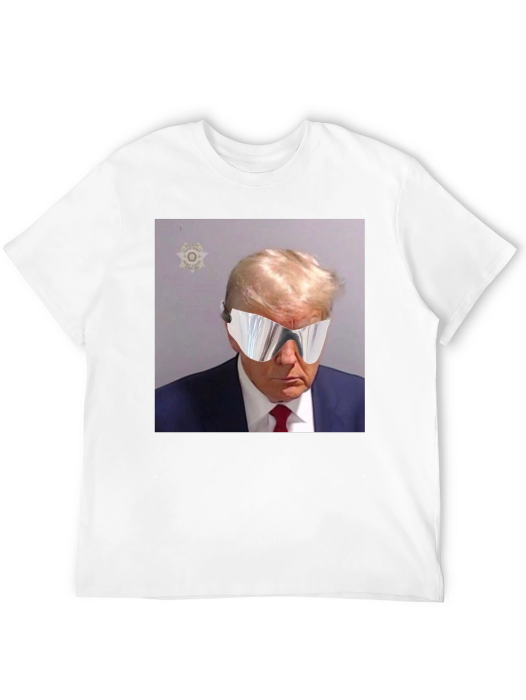 Trump Mugshot Sunglasses Graphic Tee - Mens Black T-Shirt