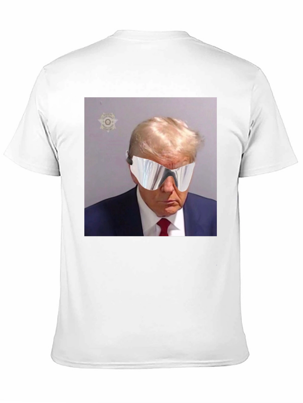 Trump Mugshot Sunglasses Graphic Tee - Mens Black T-Shirt