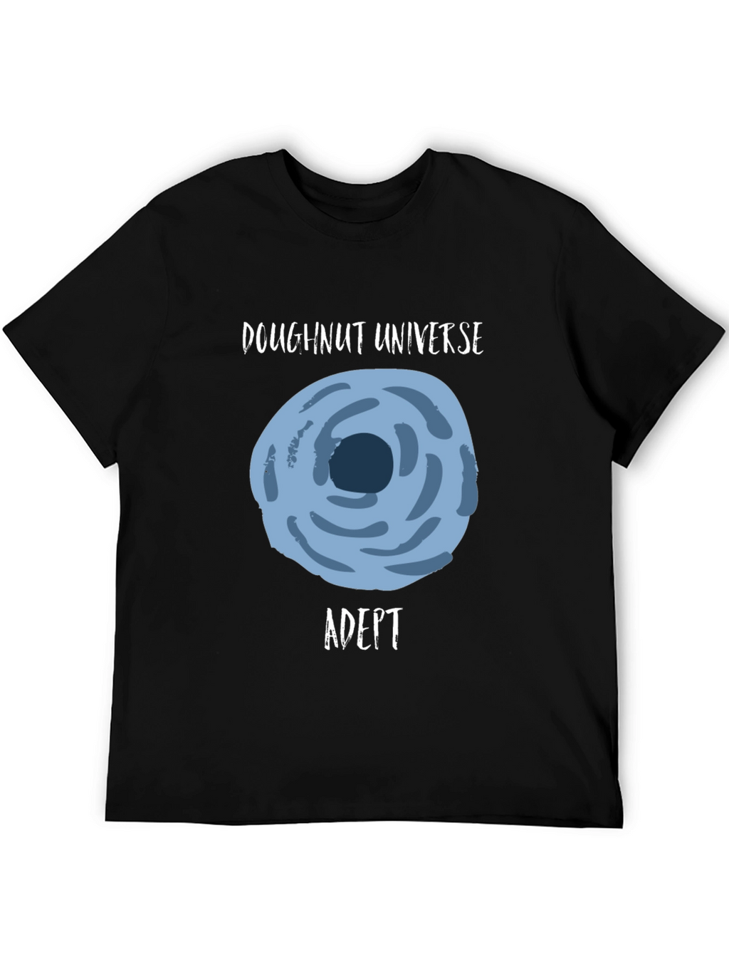 Doughnut Universe Adept Black Graphic Tee