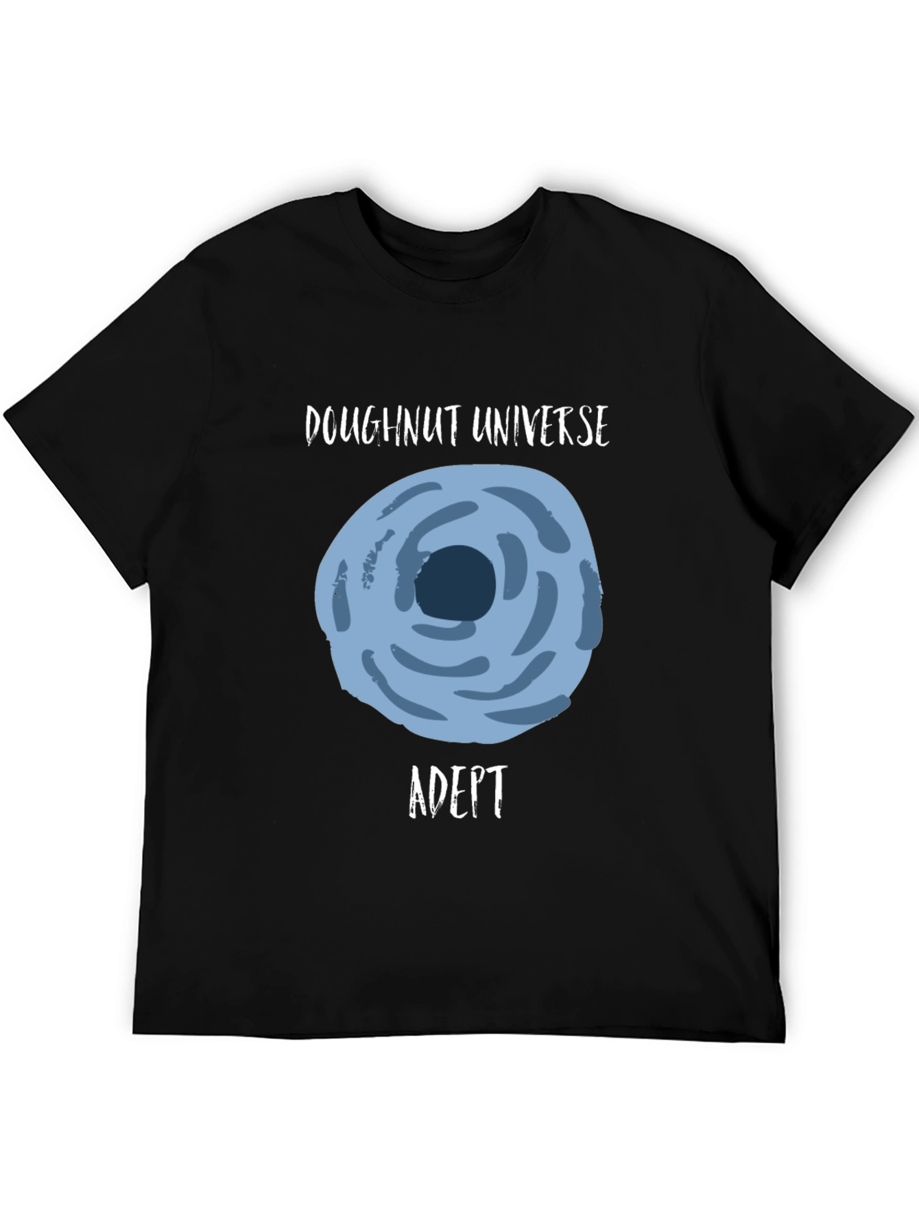 Doughnut Universe Adept Black Graphic Tee