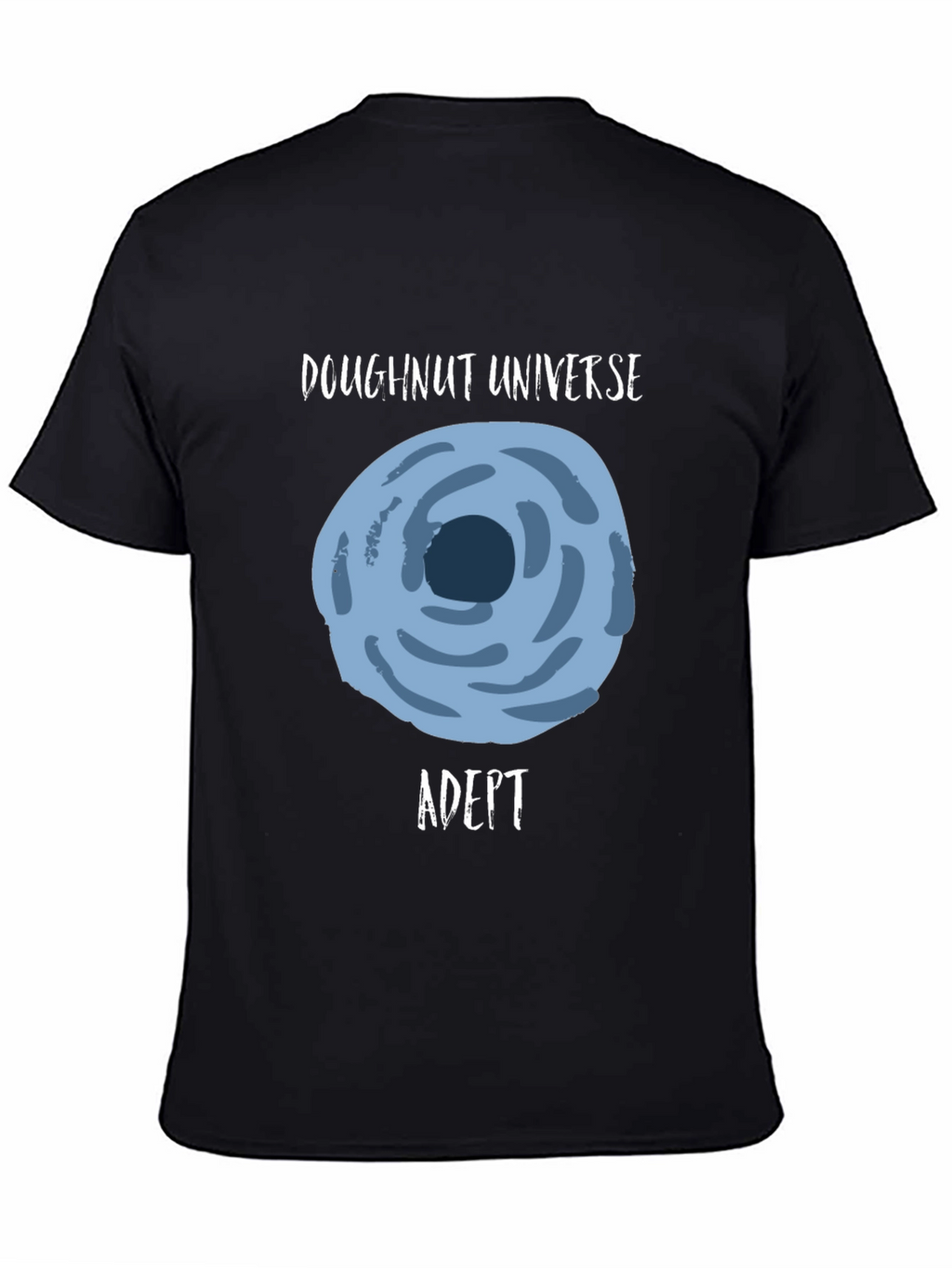 Doughnut Universe Adept Black Graphic Tee
