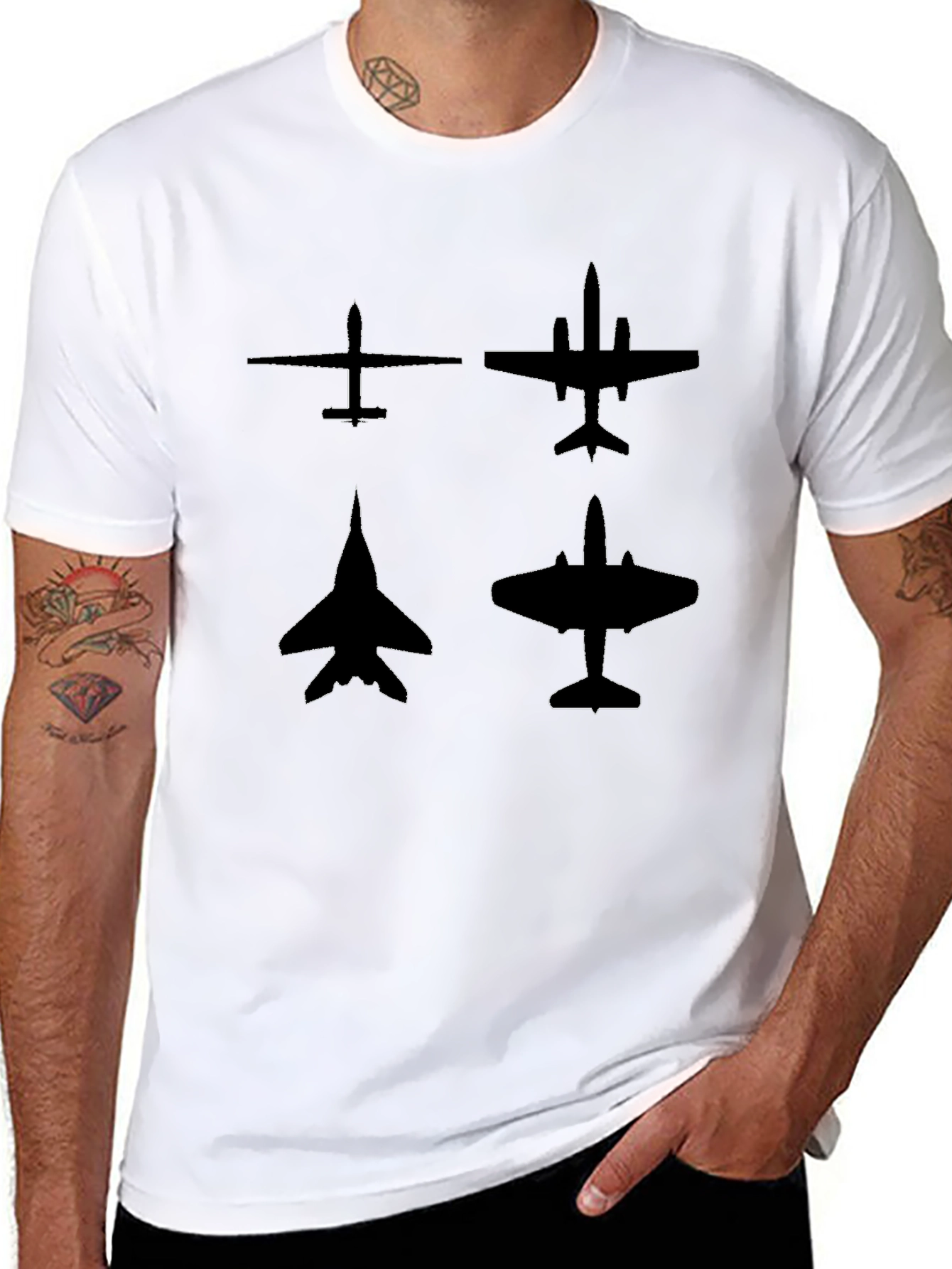 Aviation Silhouette Graphic Tee