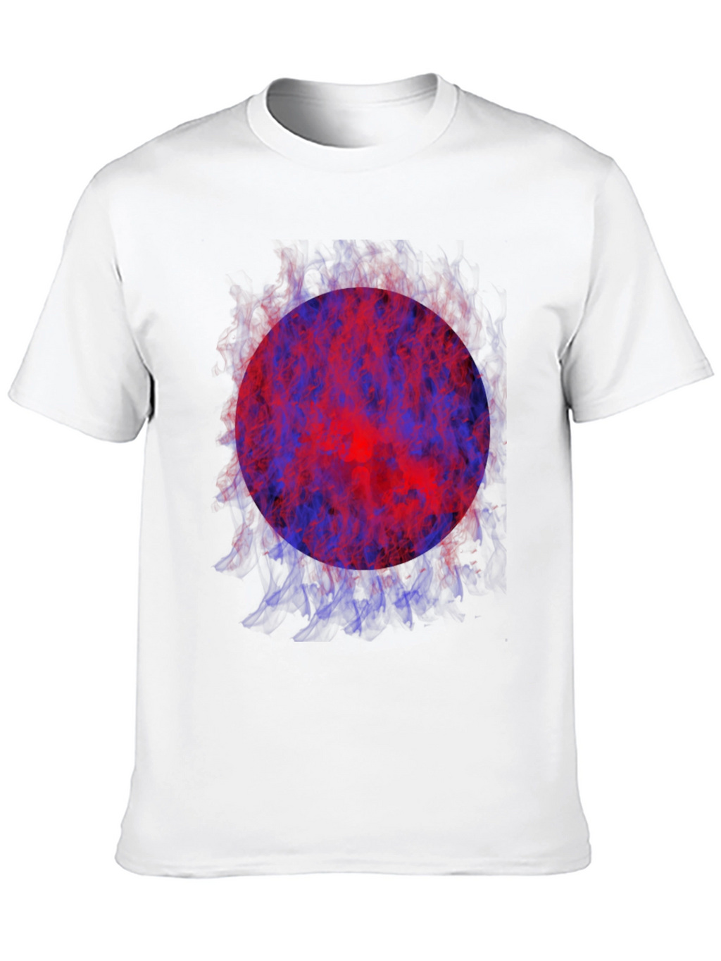 Fiery Orb Graphic Tee - Modern Style