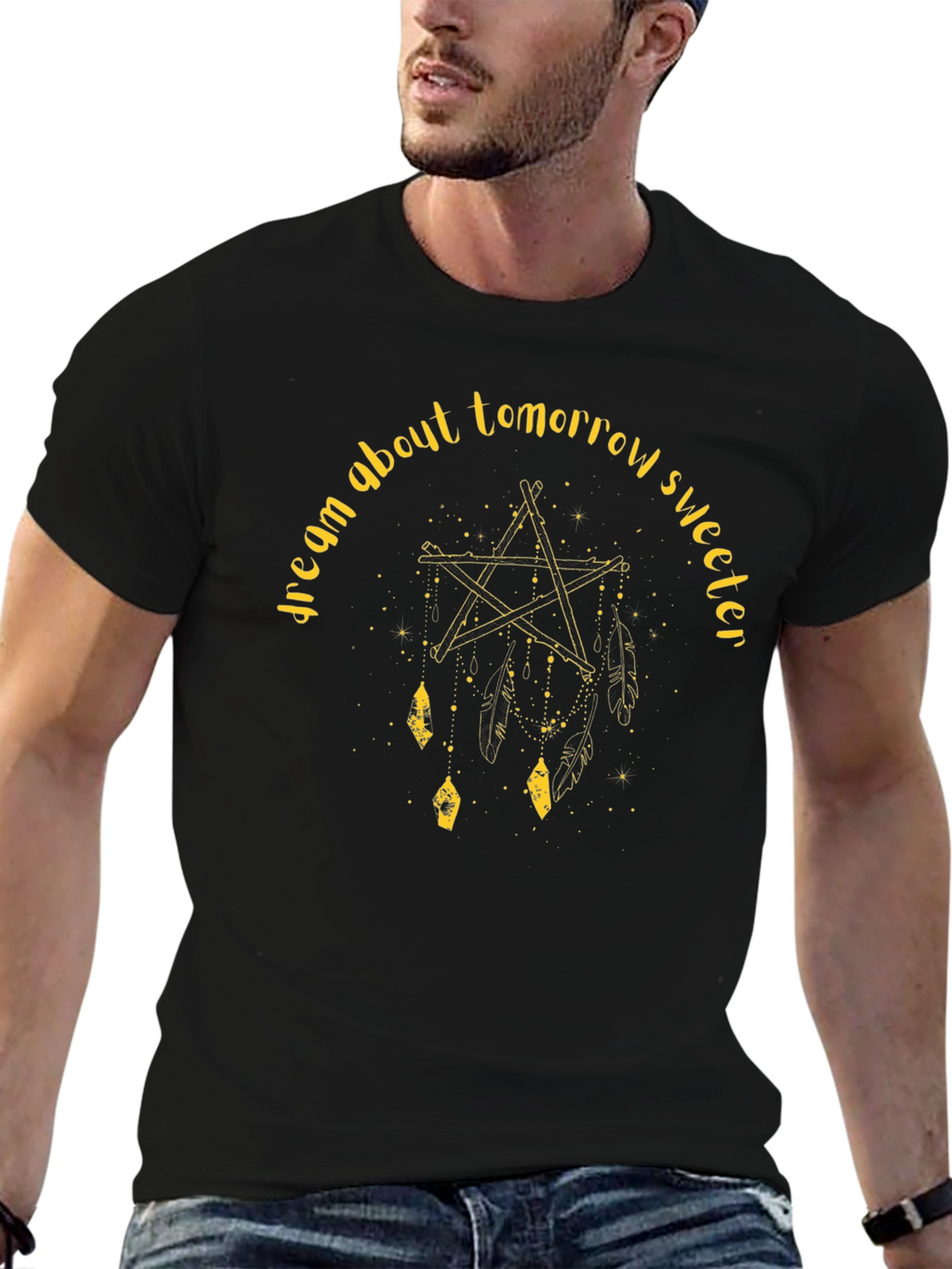 Dream About Tomorrow Sweeter Black T-Shirt