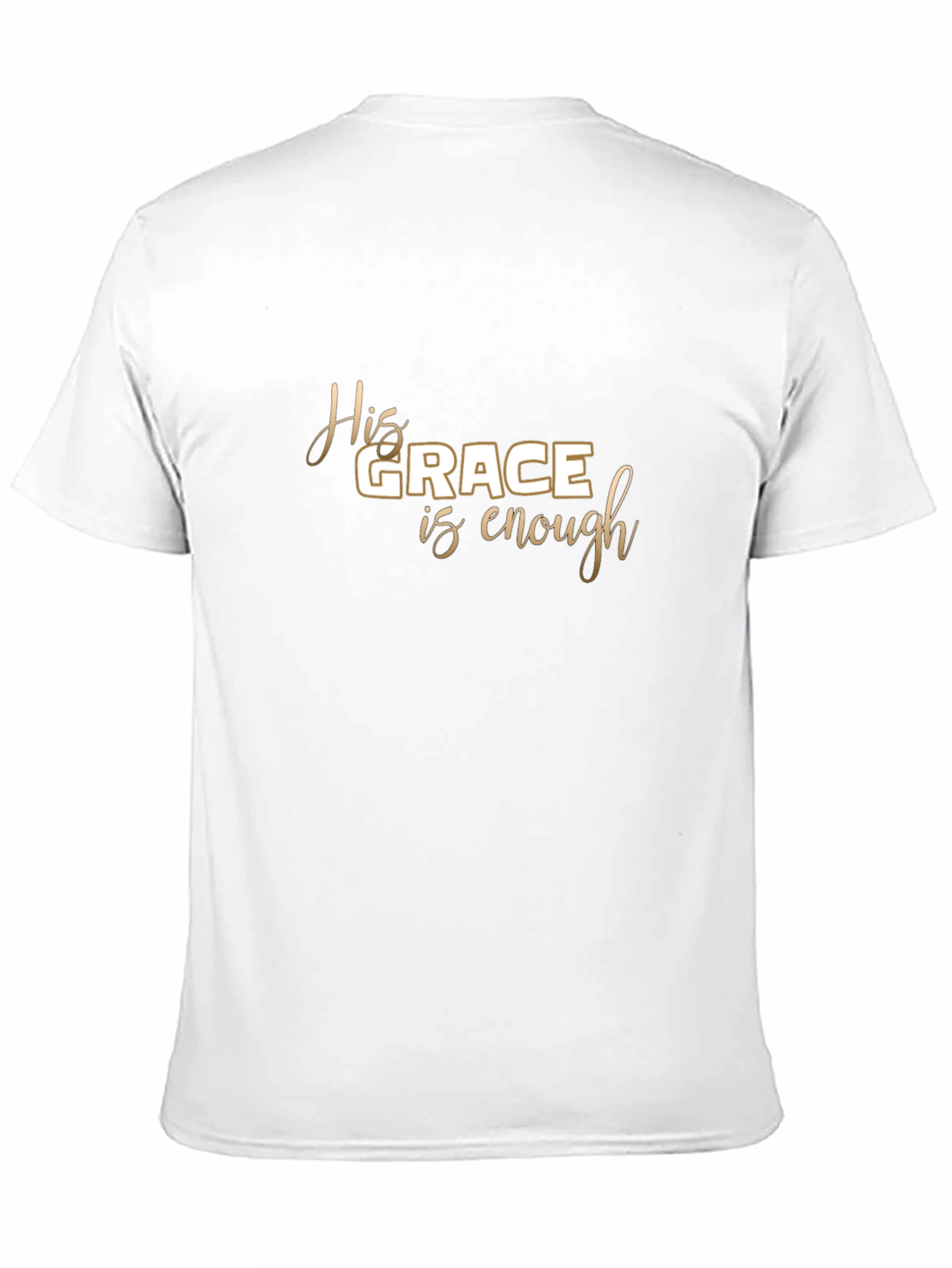 His Grace Is Enough Black Graphic Tee