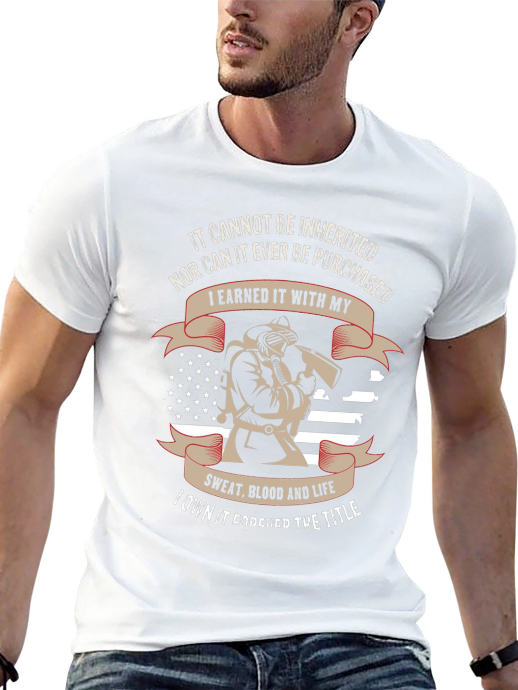 Firefighter Pride T-Shirt - Earned Not Given
