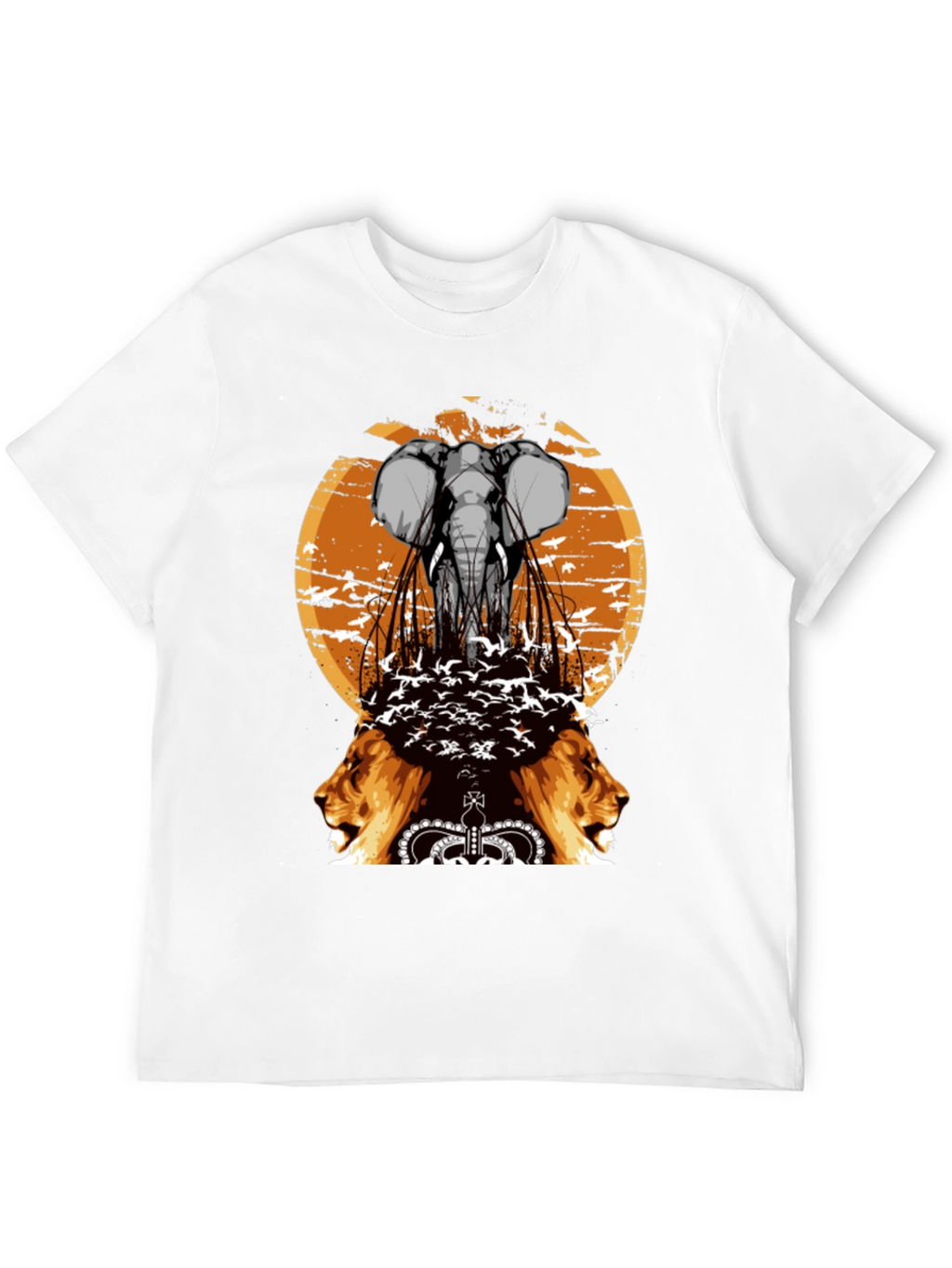 Lion & Elephant Graphic Tee
