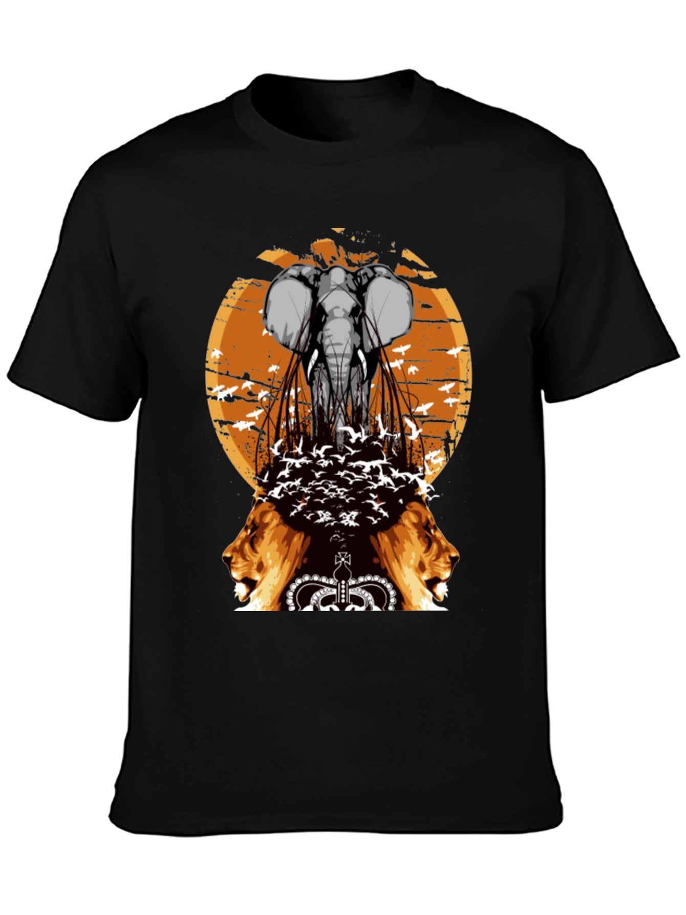 Lion & Elephant Graphic Tee