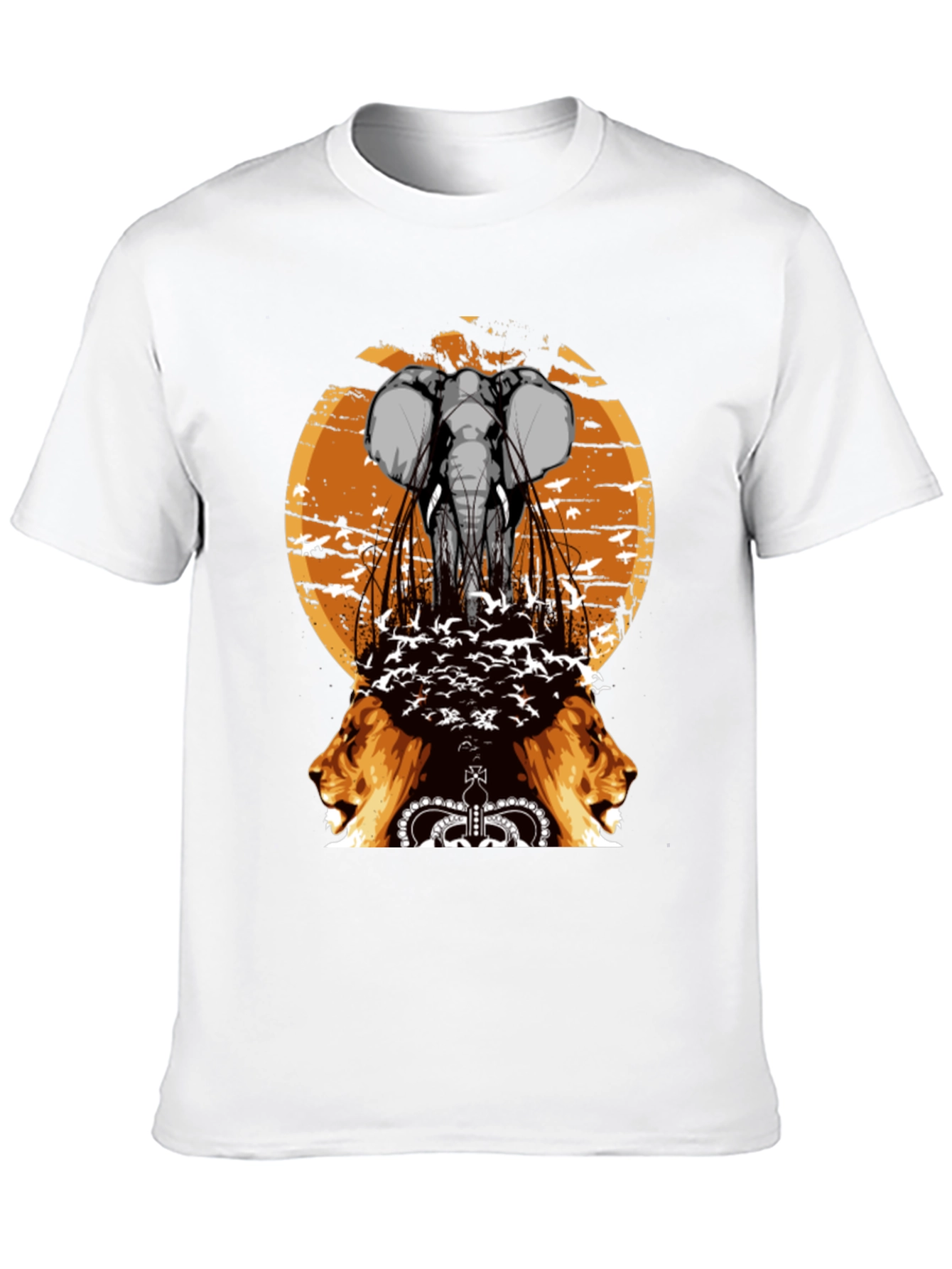 Lion & Elephant Graphic Tee