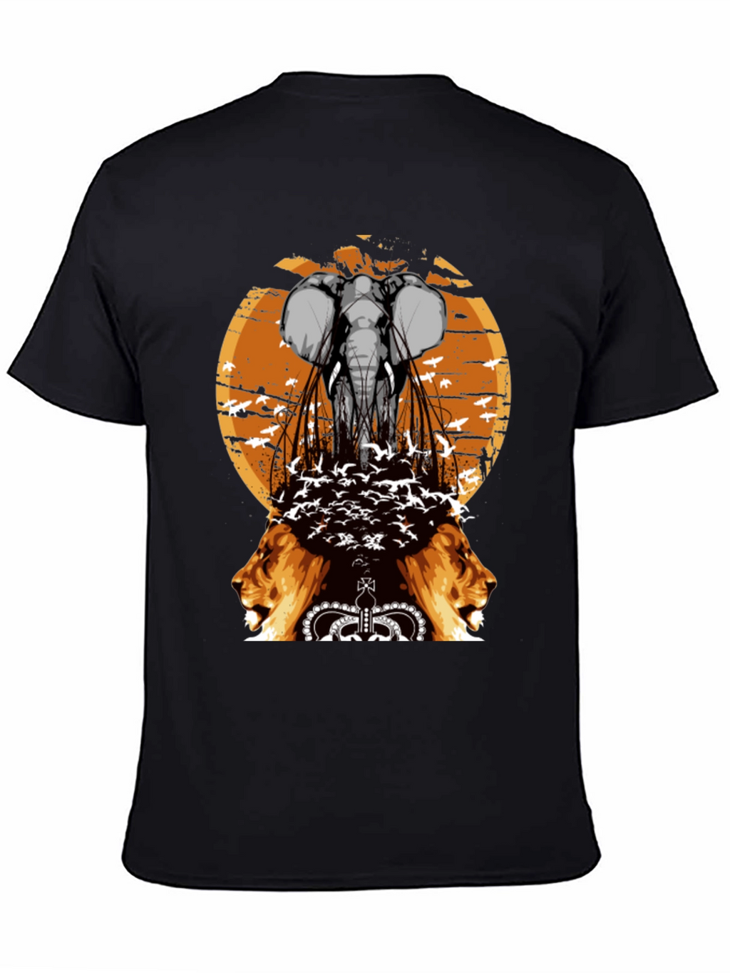 Lion & Elephant Graphic Tee