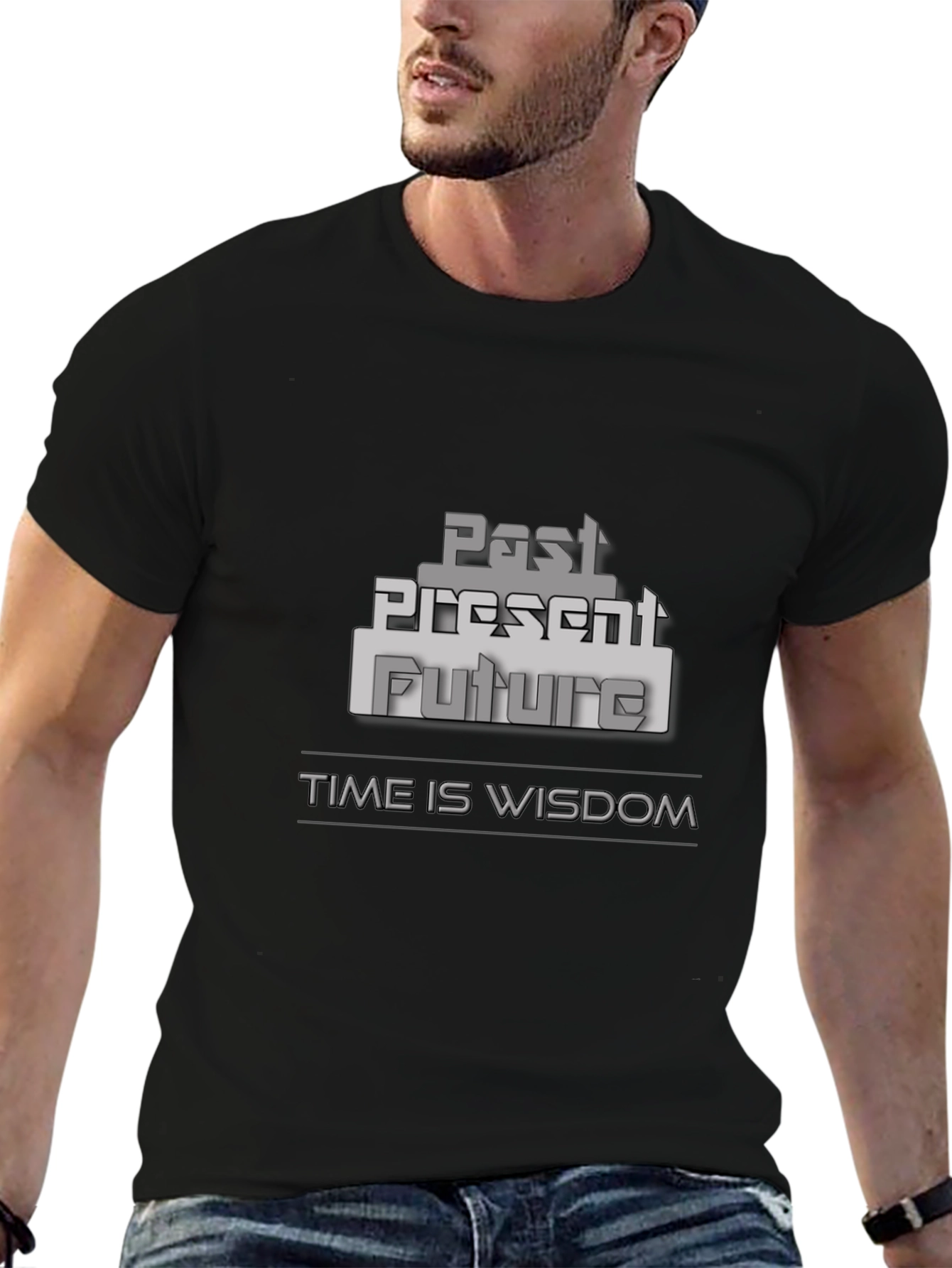 Past Present Future Time is Wisdom Graphic T-Shirt