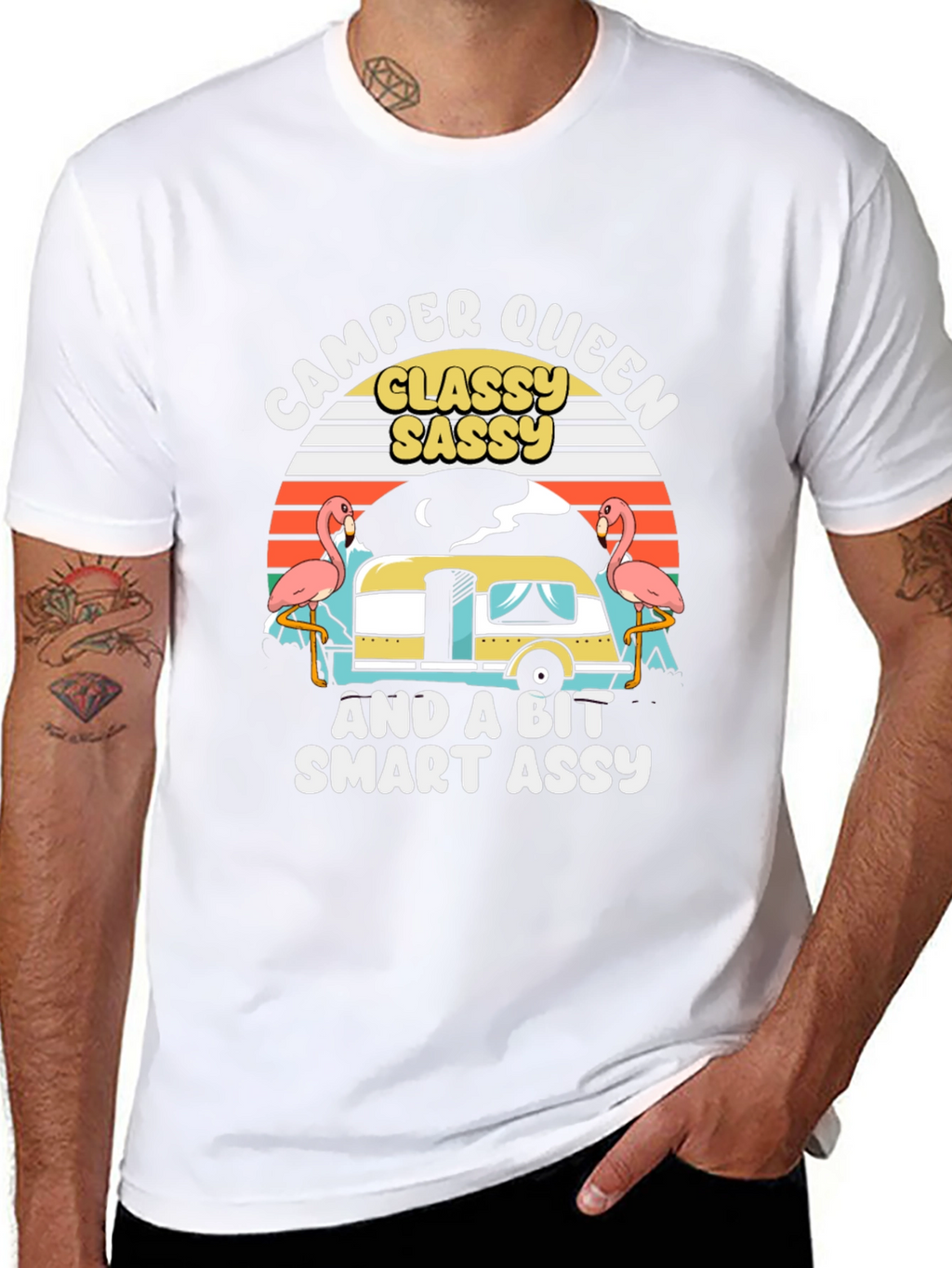 Camper Queen Graphic Tee - Classy Sassy Smart Assy