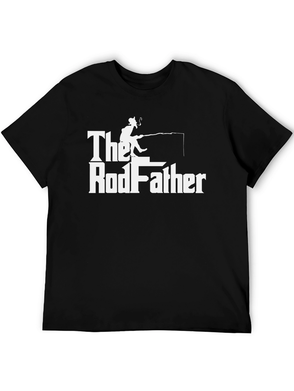The Rodfather Fishing T-Shirt - Funny Fisherman Tee