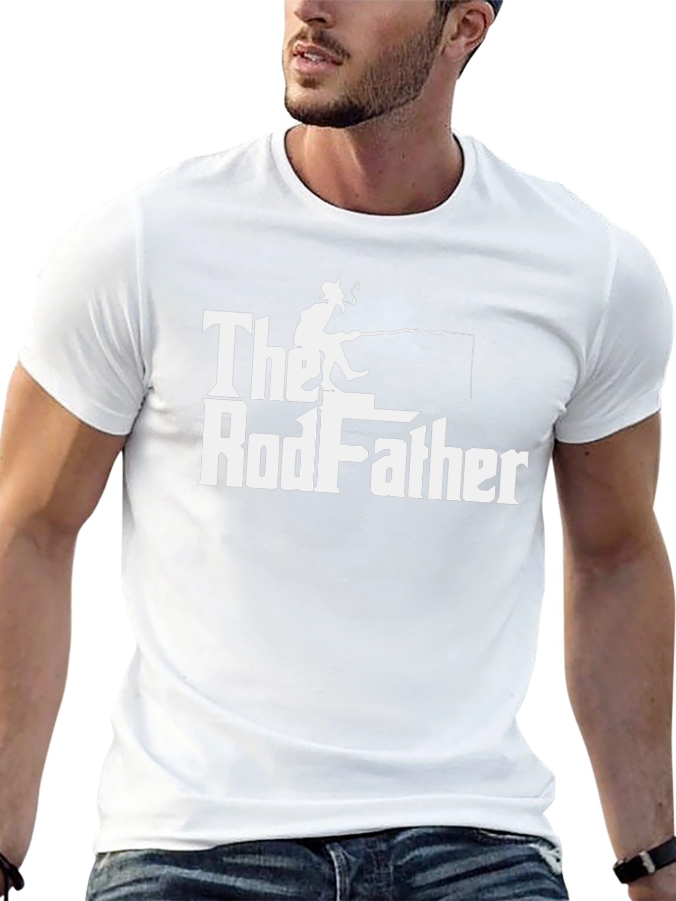 The Rodfather Fishing T-Shirt - Funny Fisherman Tee
