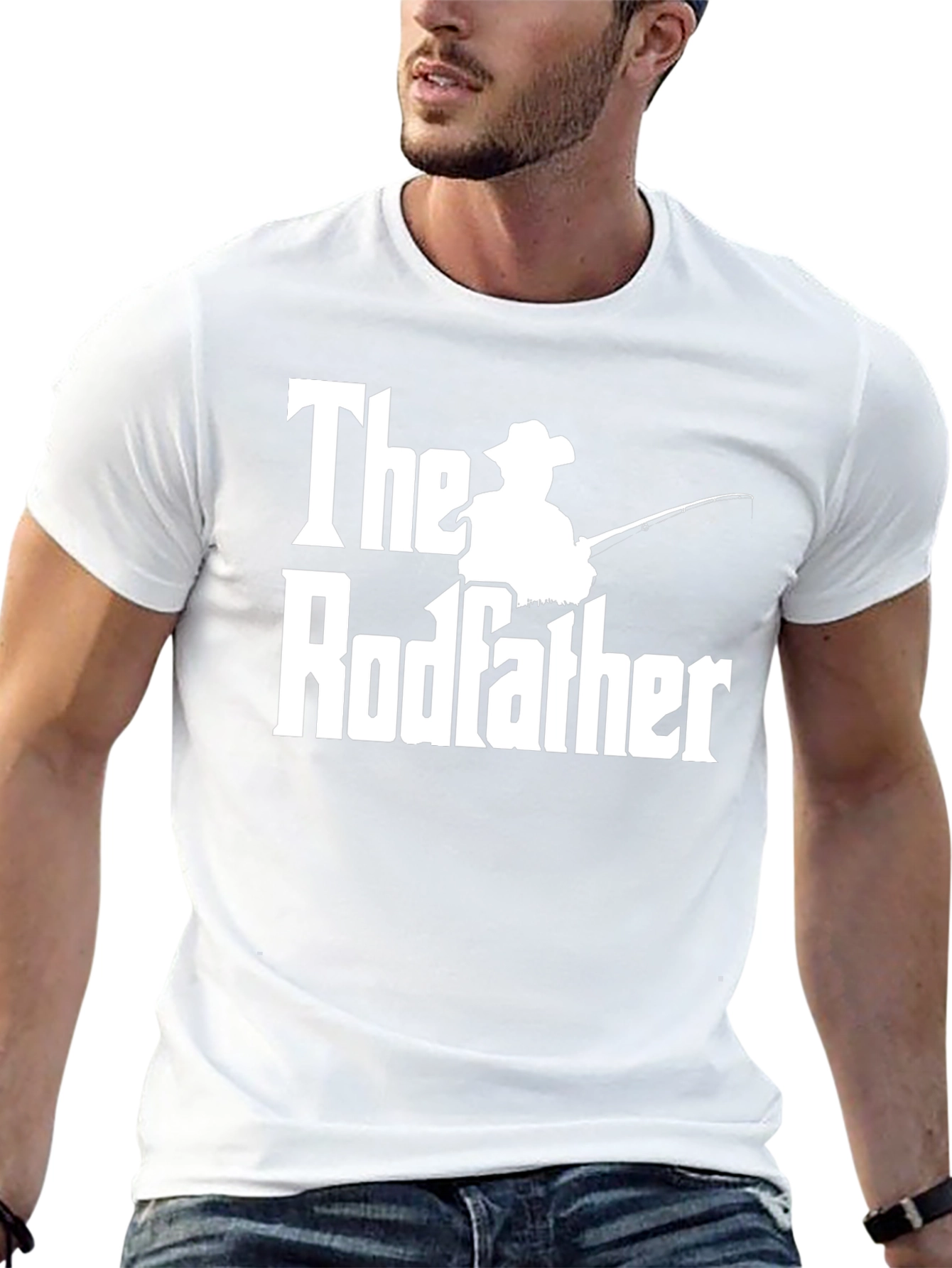The Rodfather Fishing T-Shirt - Funny Fisherman Gift