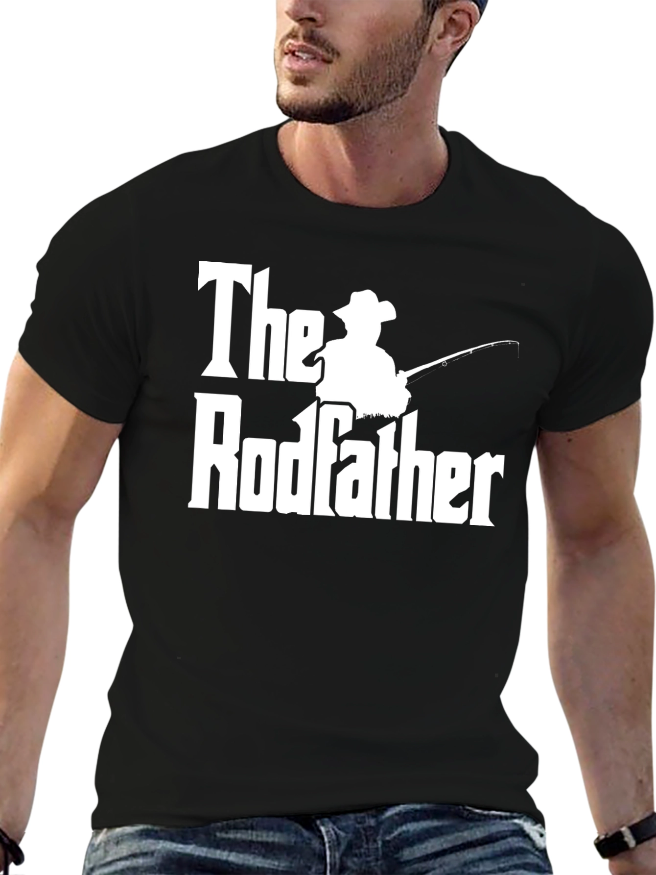 The Rodfather Fishing T-Shirt - Funny Fisherman Gift