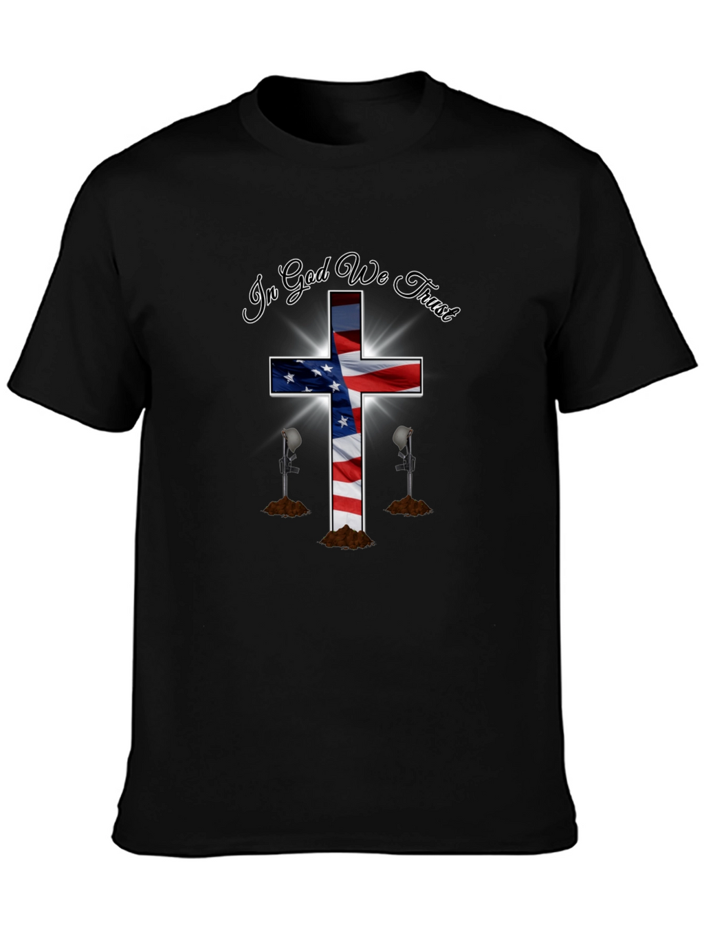 Patriotic Christian T-Shirt - In God We Trust