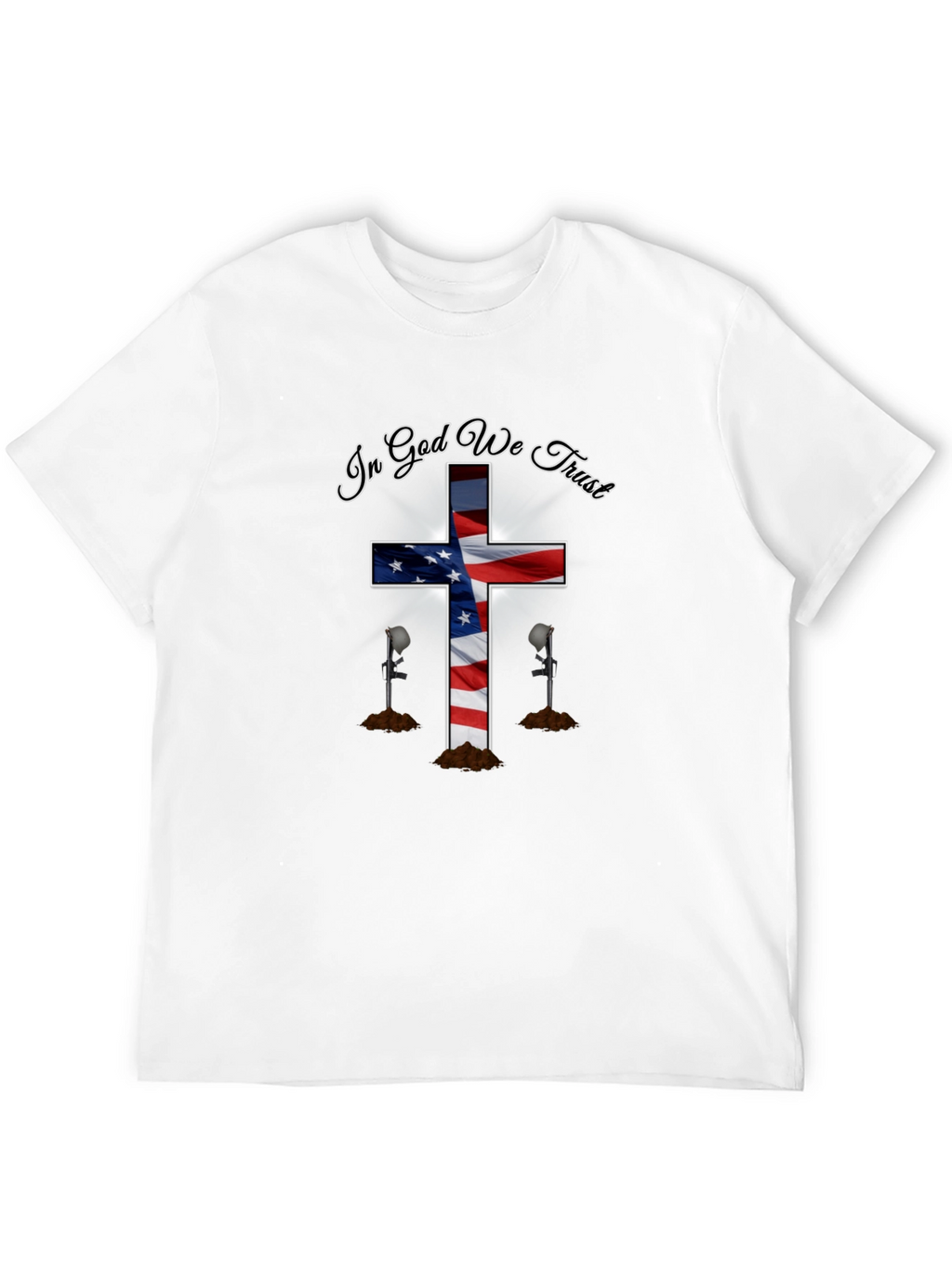 Patriotic Christian T-Shirt - In God We Trust