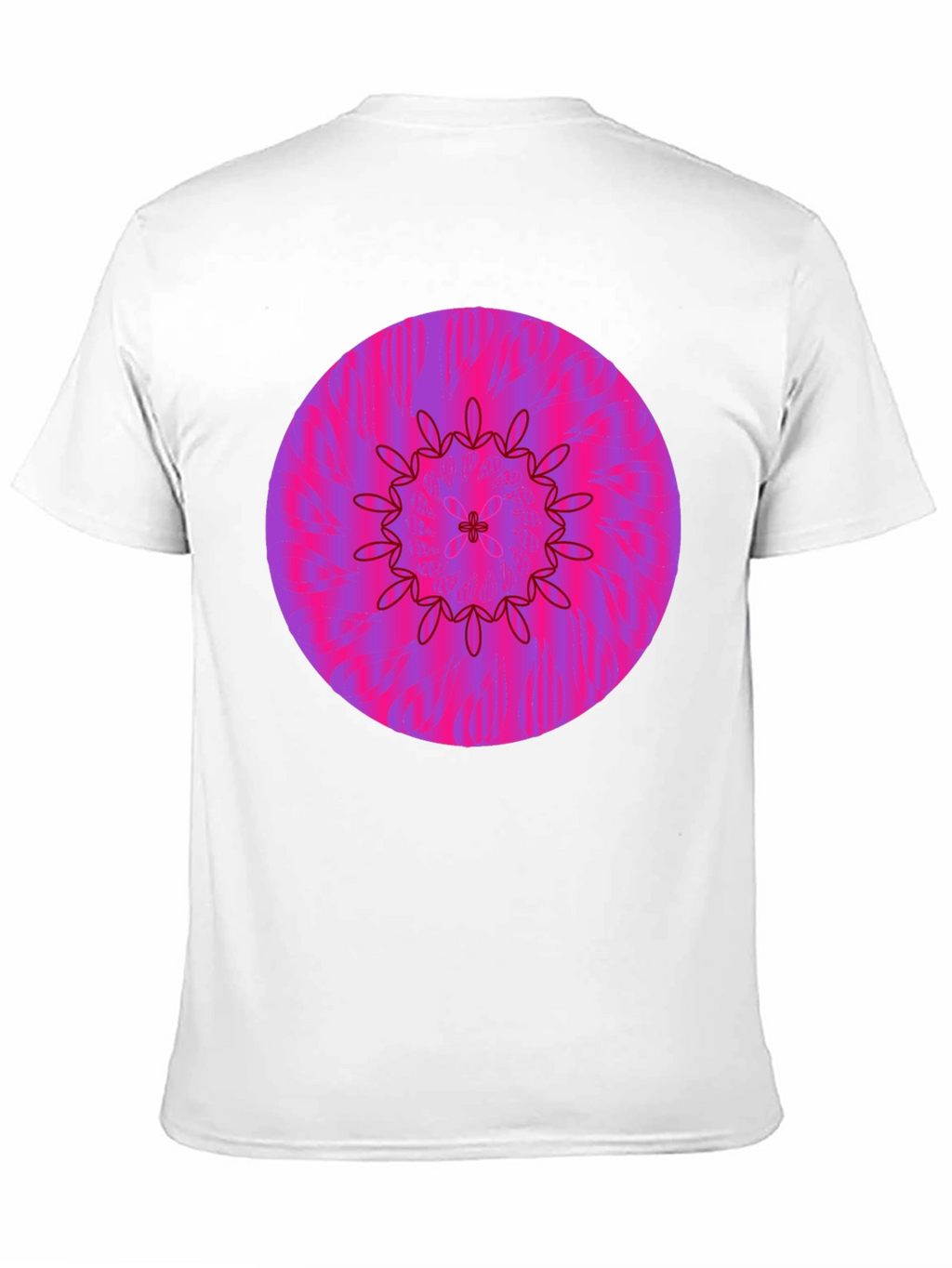 Vibrant Floral Mandala Graphic Tee