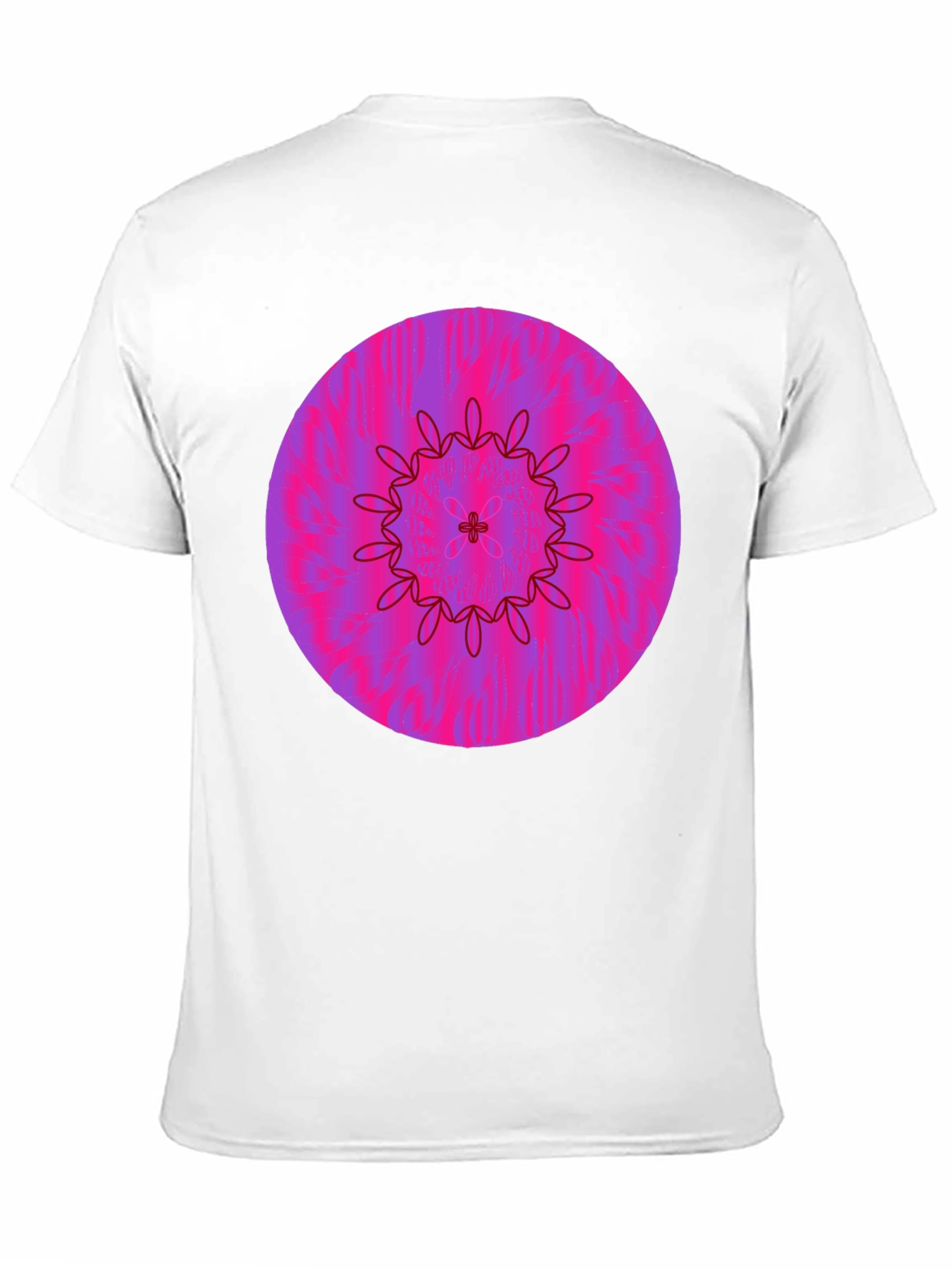 Vibrant Floral Mandala Graphic Tee