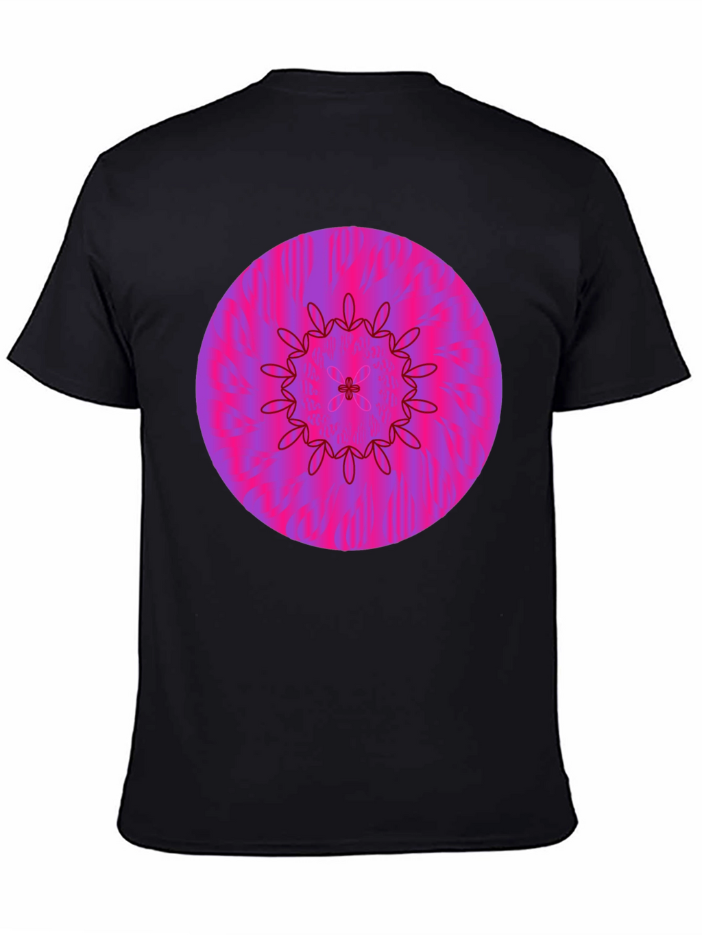 Vibrant Floral Mandala Graphic Tee