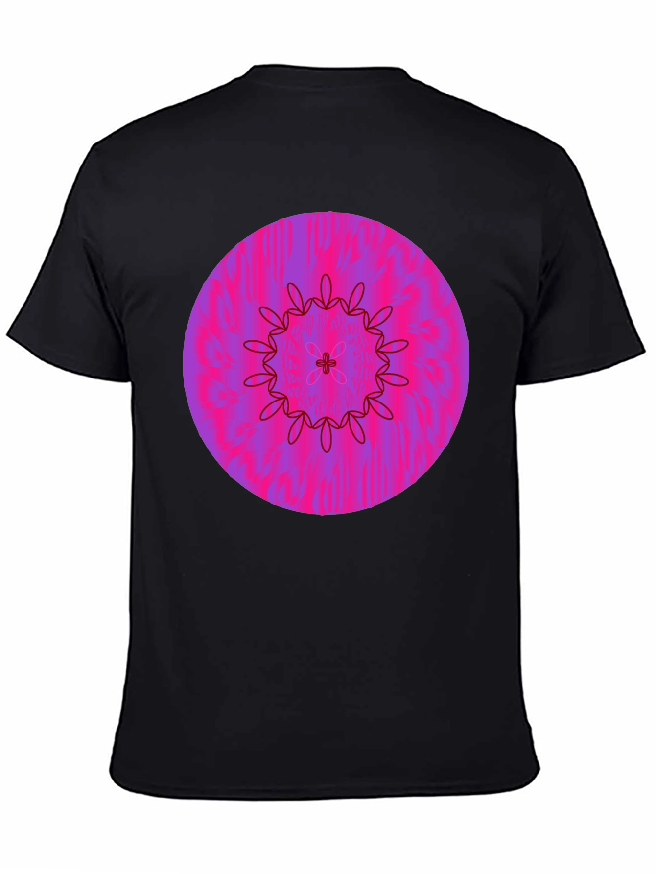 Vibrant Floral Mandala Graphic Tee