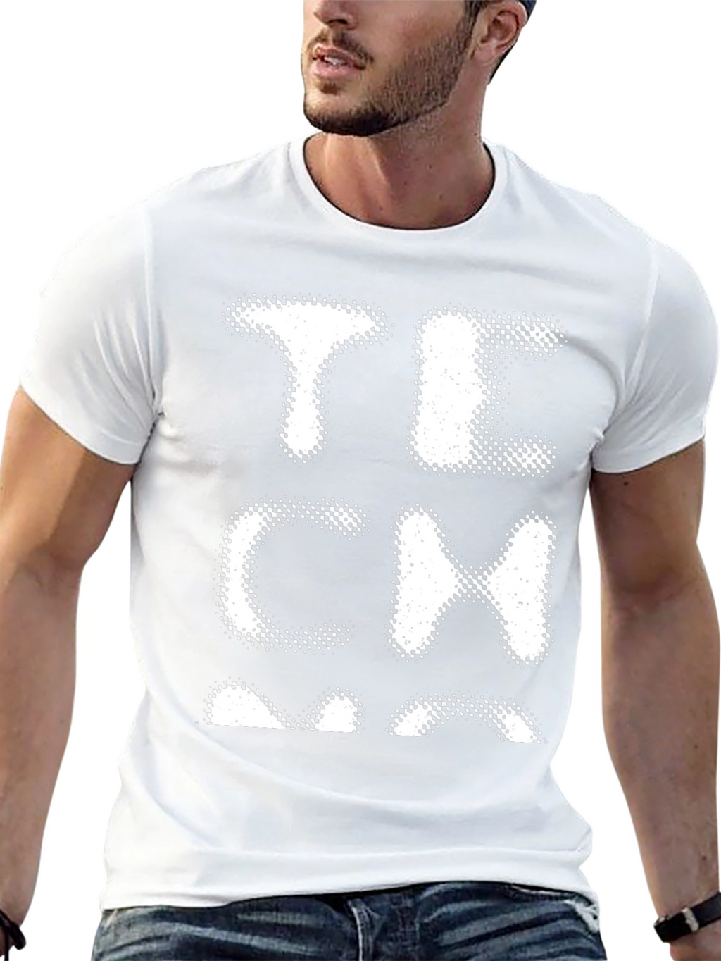 Tech T-Shirt Black Novelty Tee