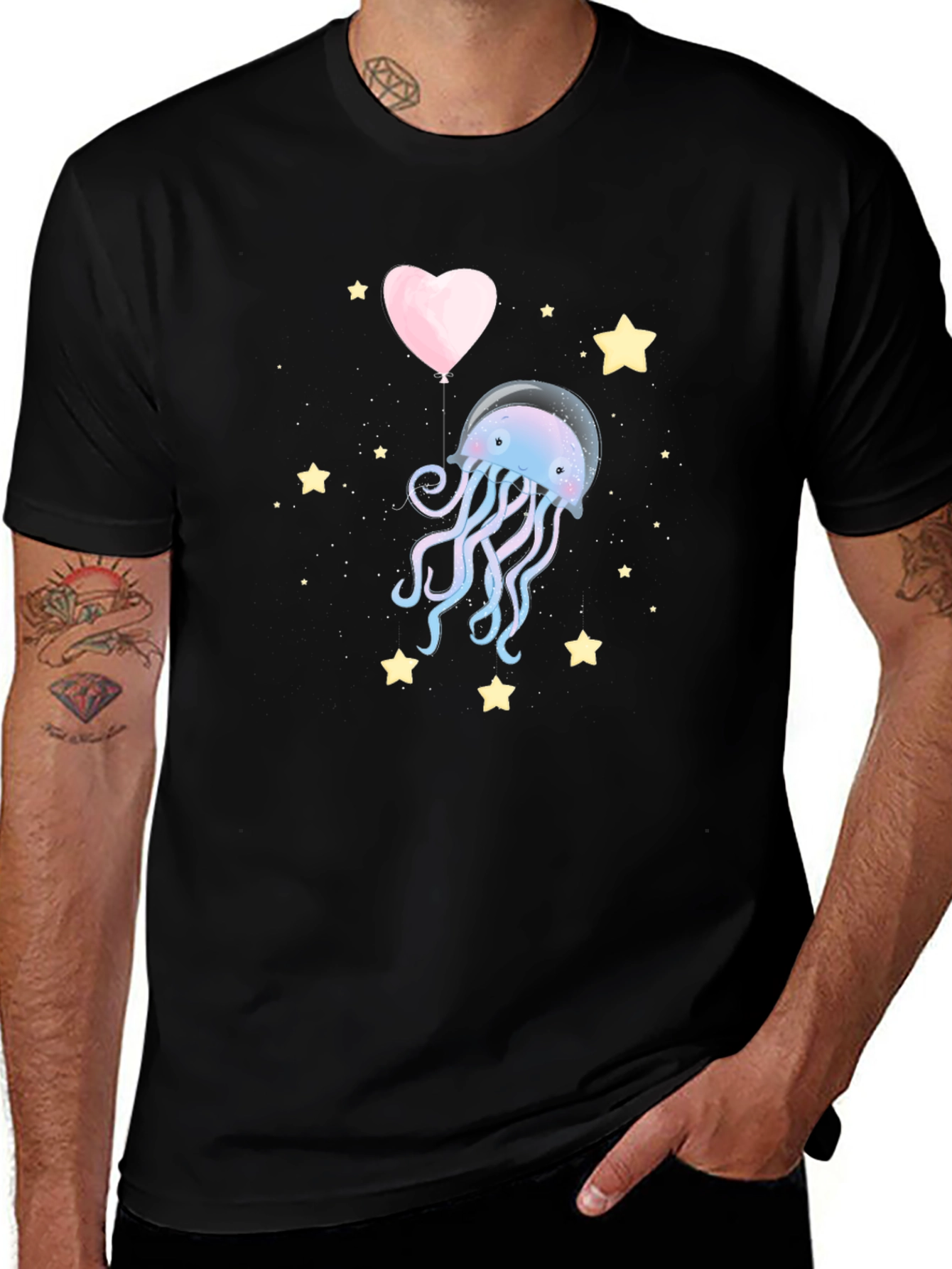 Jellyfish Heart Balloon T-Shirt