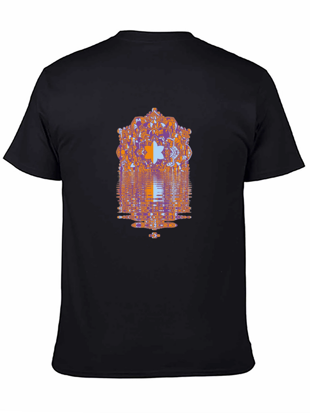 Geometric Mandala Graphic Print Mens Tee