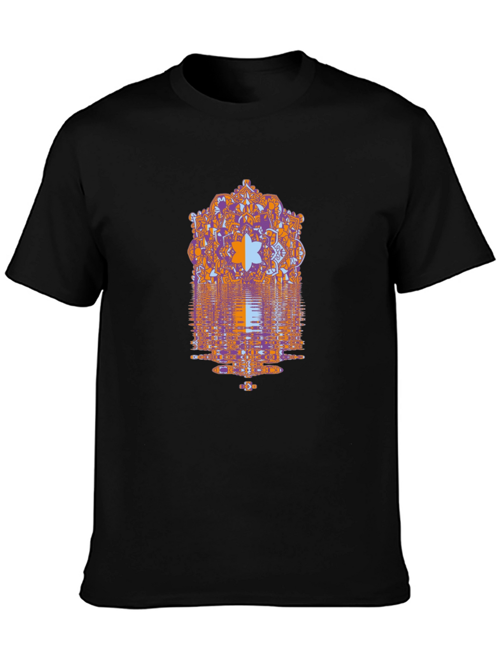 Geometric Mandala Graphic Print Mens Tee