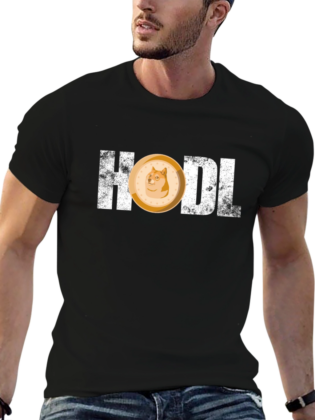 HODL Doge Coin T-Shirt - Crypto Meme Tee