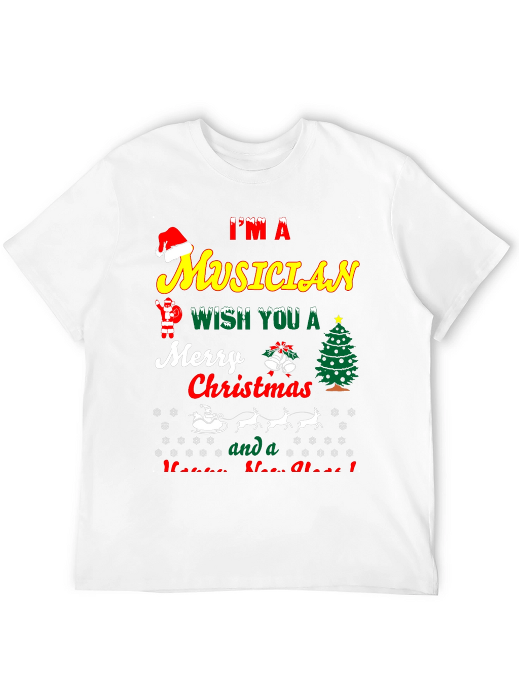 Im a Musician Merry Christmas T-Shirt