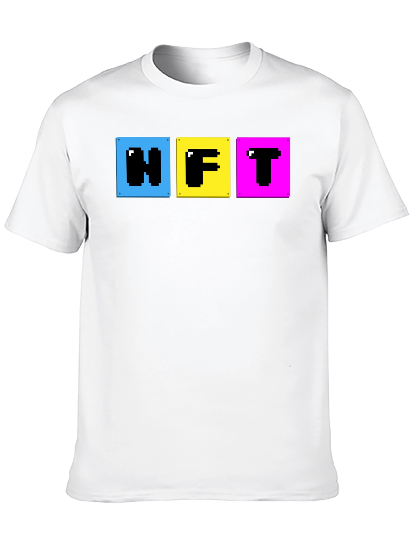 Pixelated NFT T-Shirt - Crypto Art Fashion