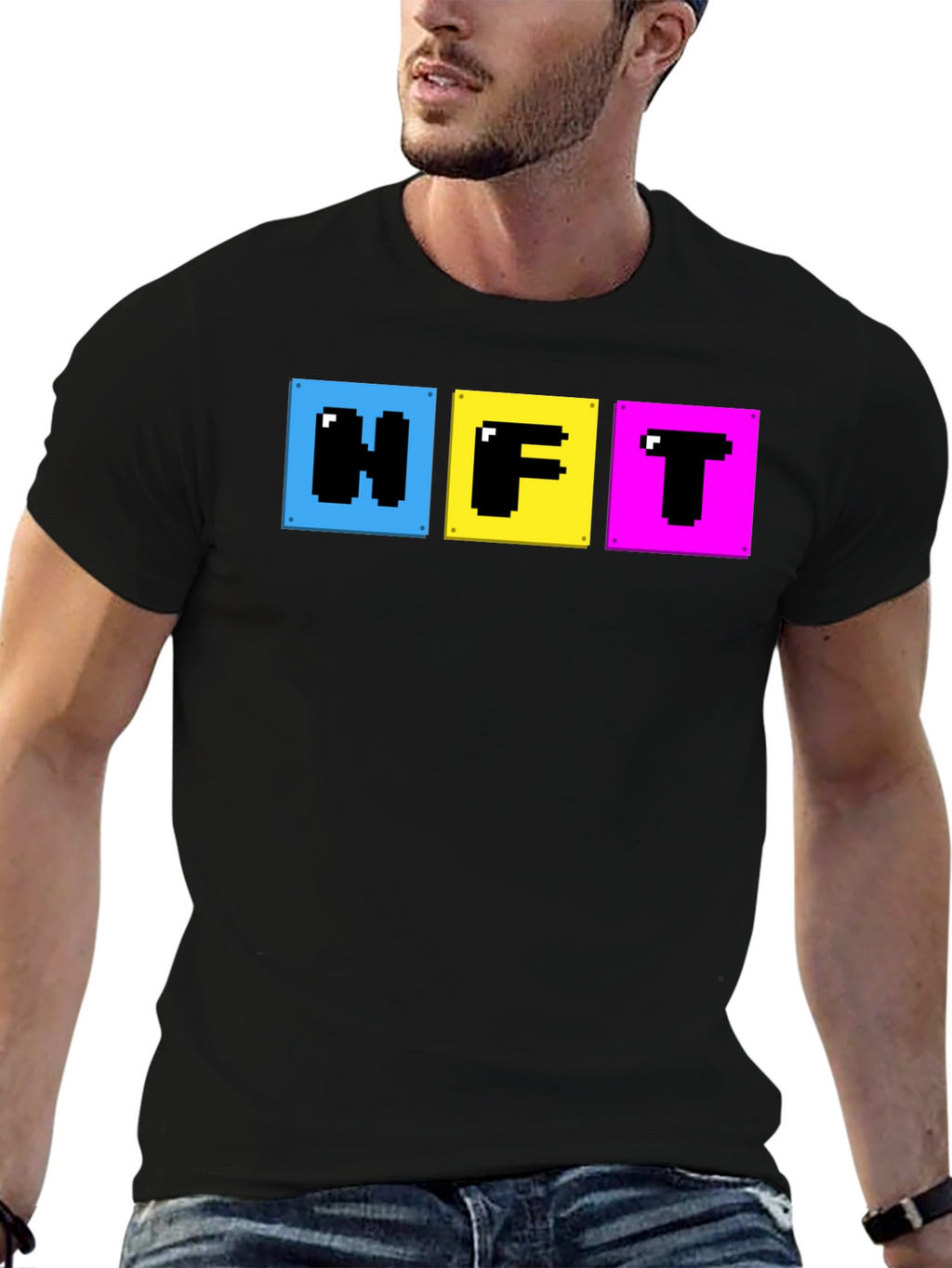 Pixelated NFT T-Shirt - Crypto Art Fashion