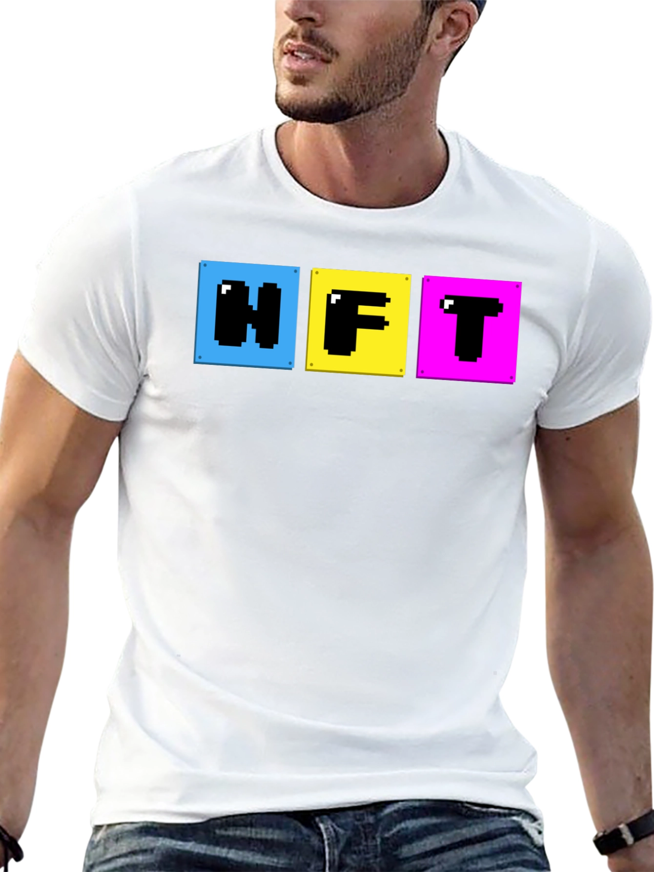 Pixelated NFT T-Shirt - Crypto Art Fashion