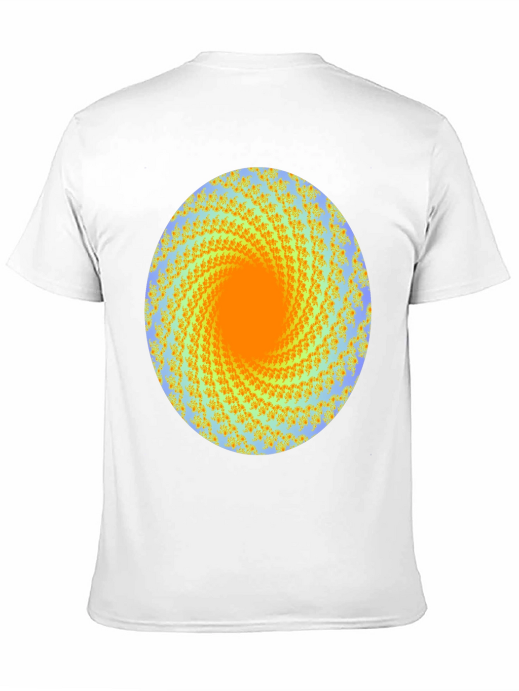 Abstract Swirl Graphic Print Crew Neck T-Shirt