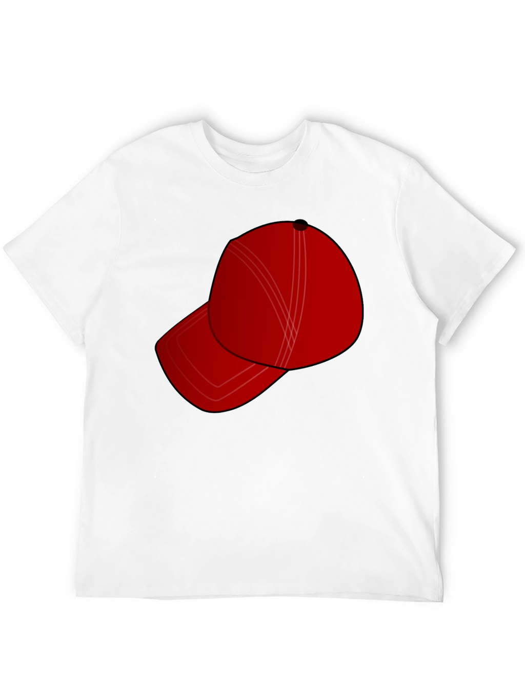 Red Hat Graphic Tee - Stylish & Casual