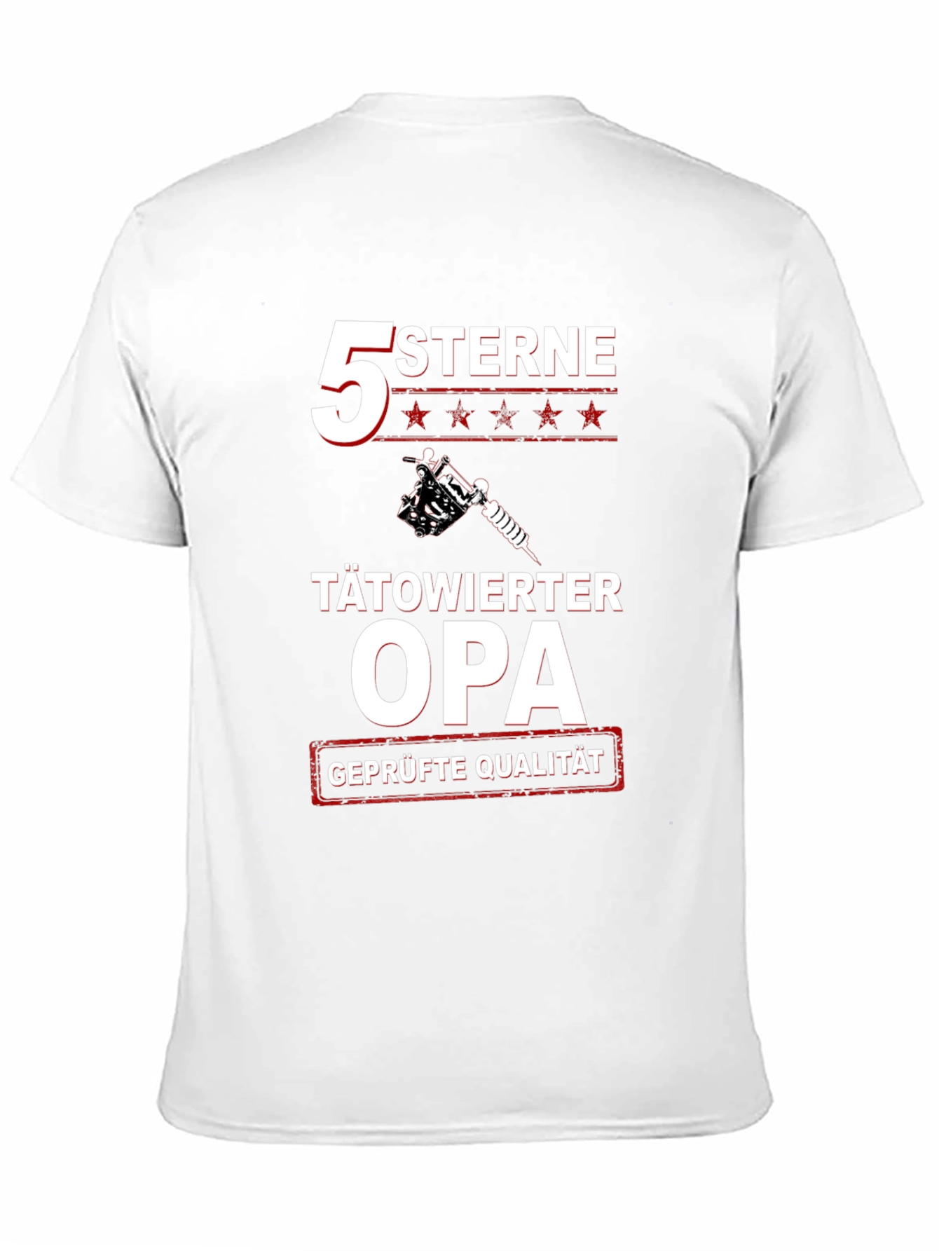 Tätowierter Opa T-Shirt - 5 Sterne Grandpa