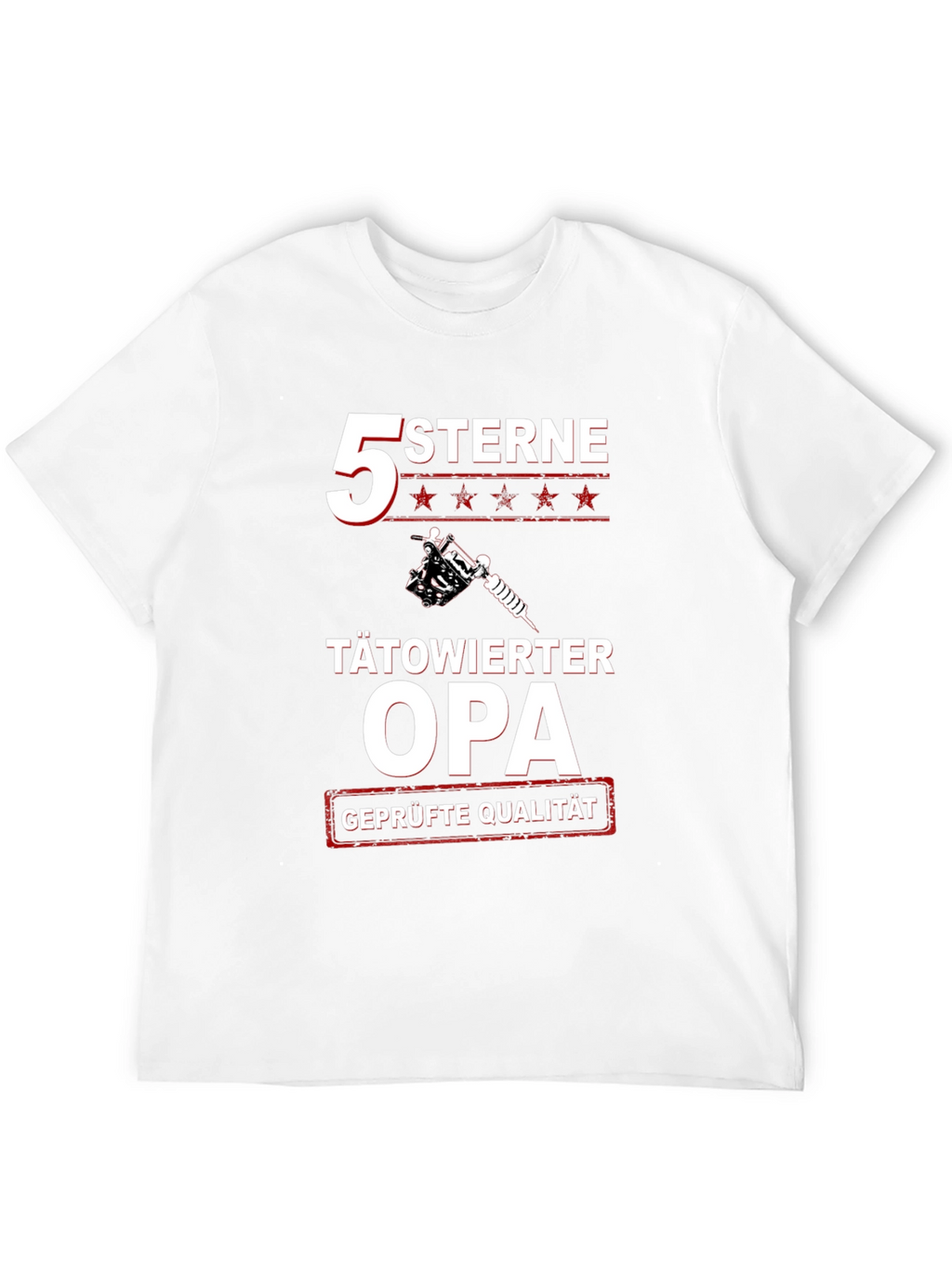 Tätowierter Opa T-Shirt - 5 Sterne Grandpa