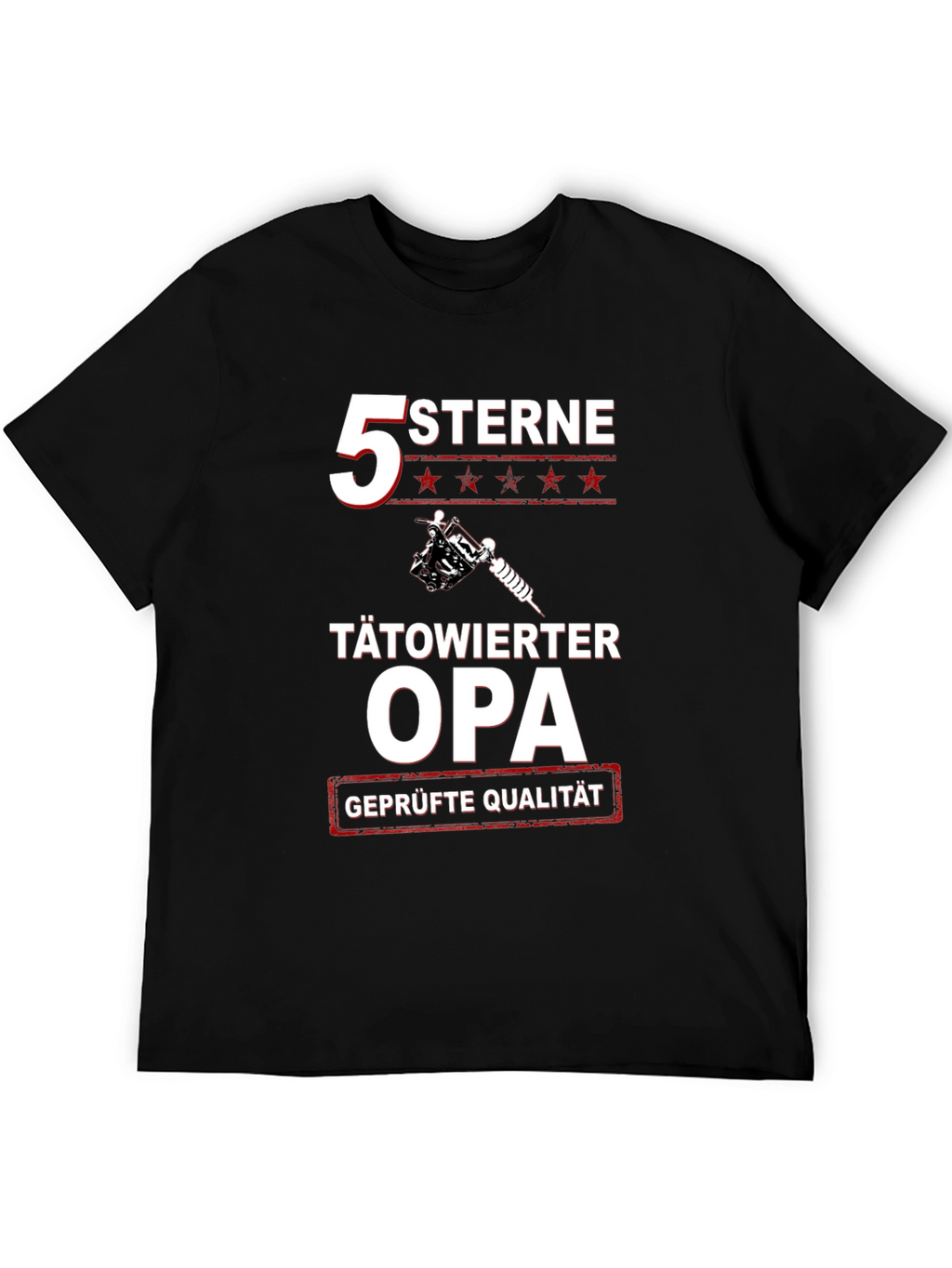 Tätowierter Opa T-Shirt - 5 Sterne Grandpa