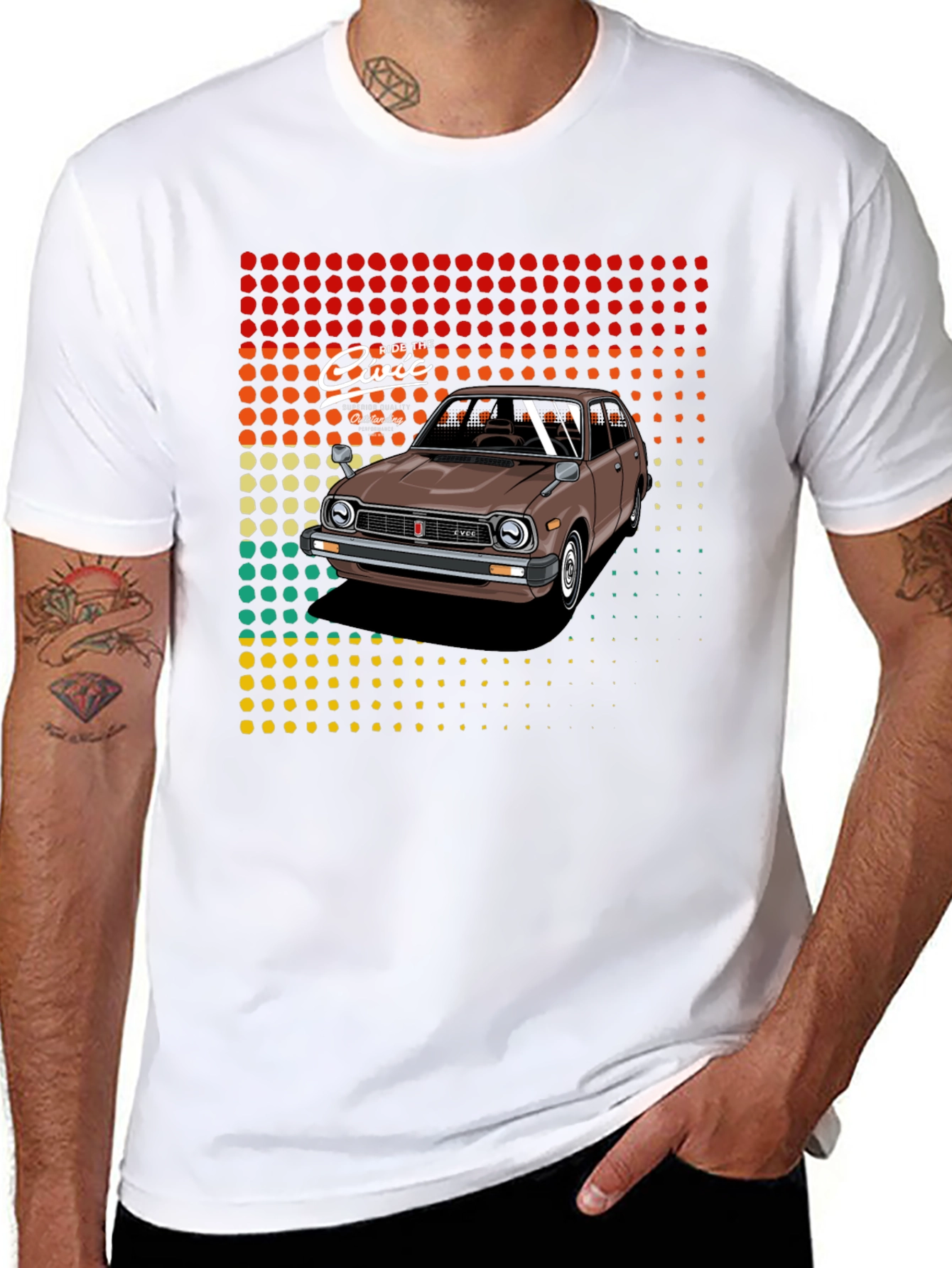 Retro Ride Civic T-Shirt