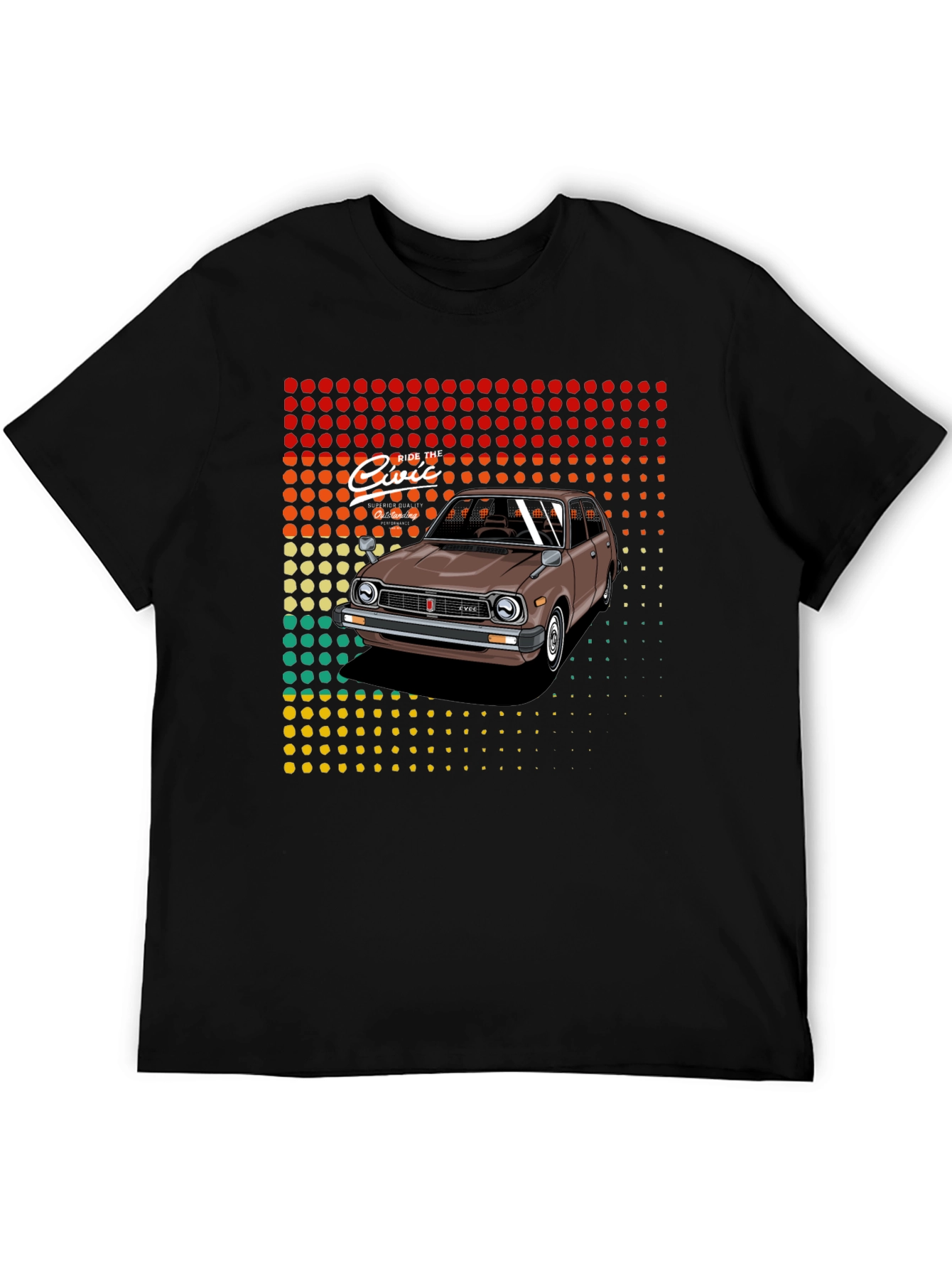 Retro Ride Civic T-Shirt
