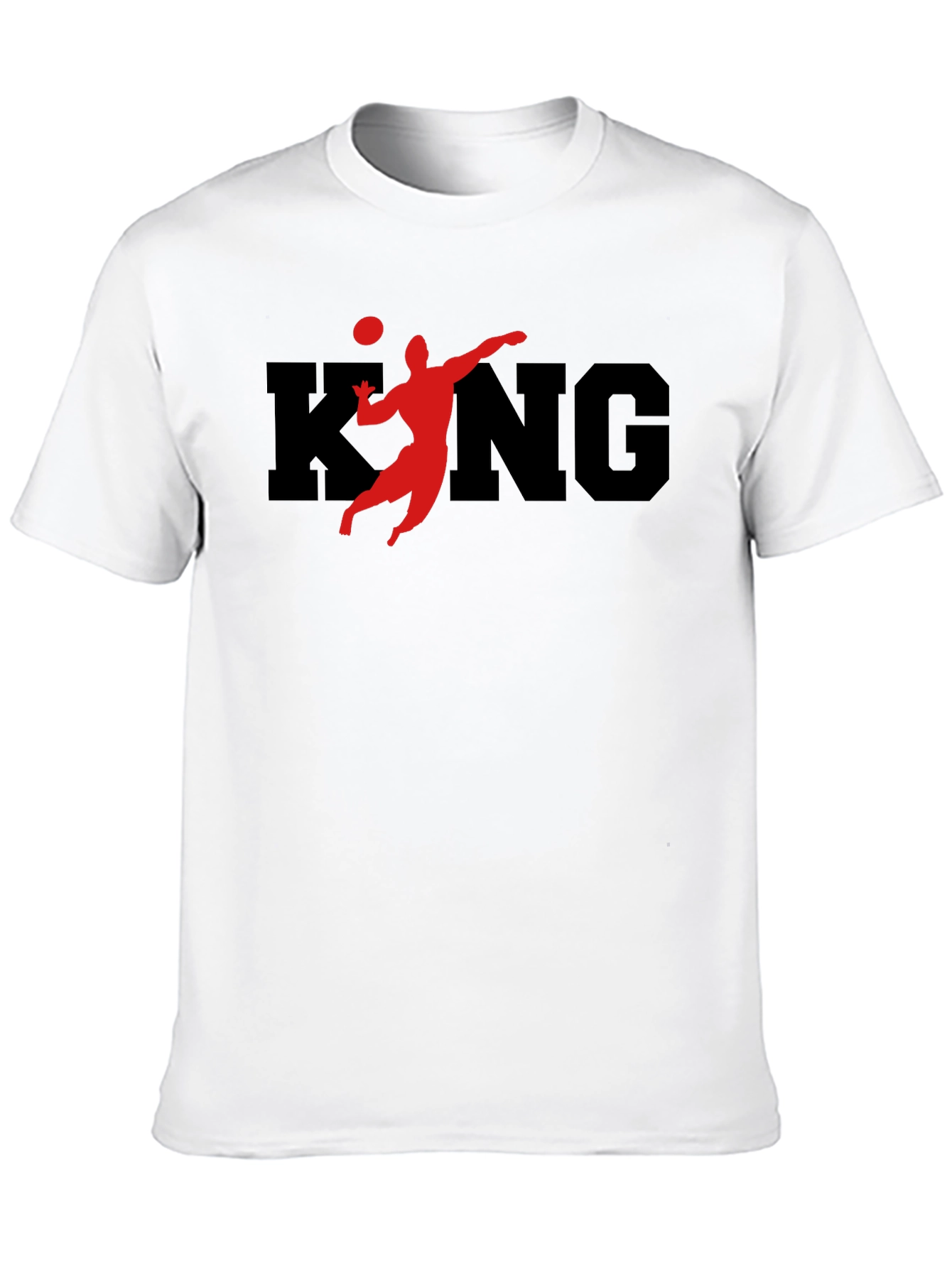 Volleyball King Black T-Shirt